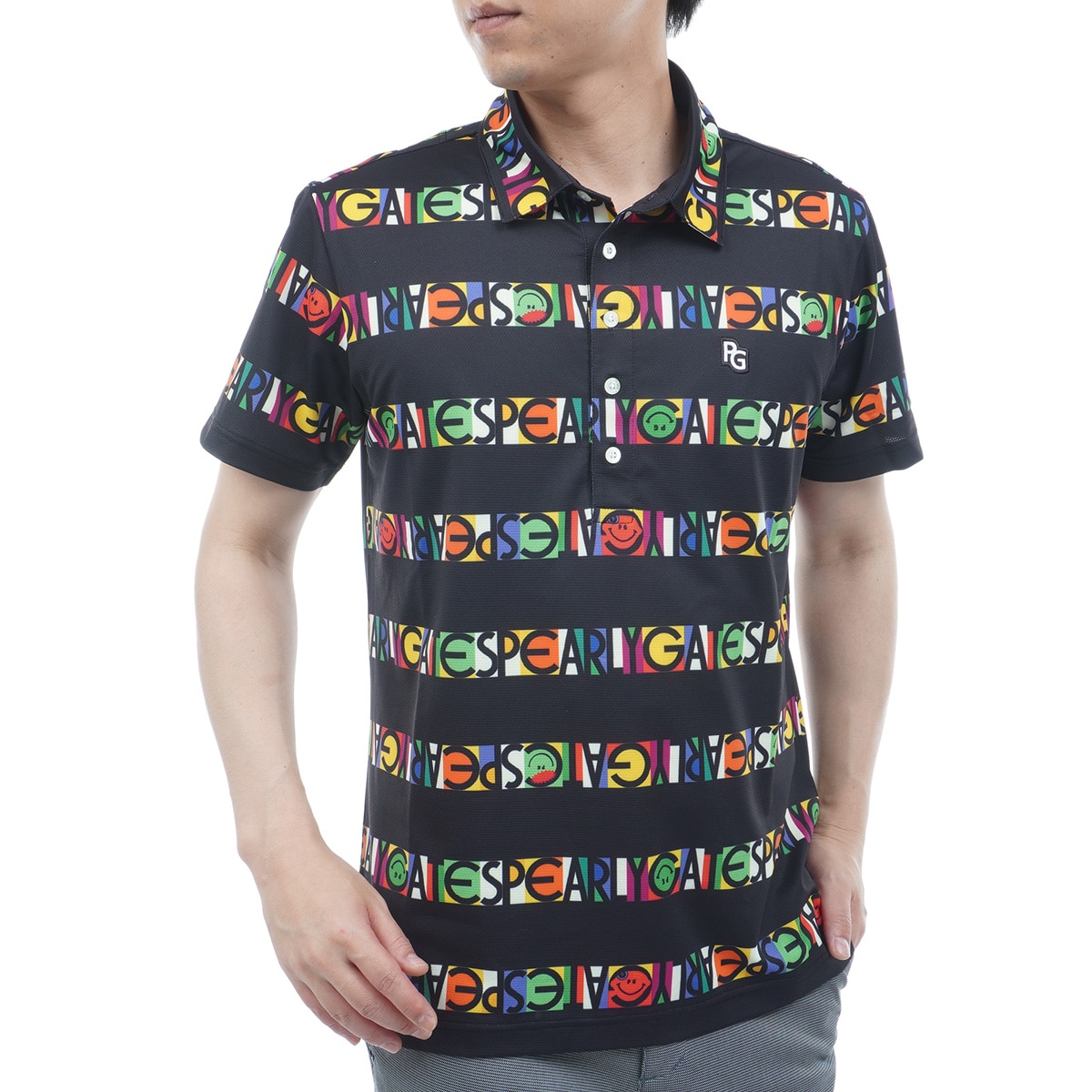 ビオニコシールボーダー 半袖ポロシャツ(半袖シャツ・ポロシャツ