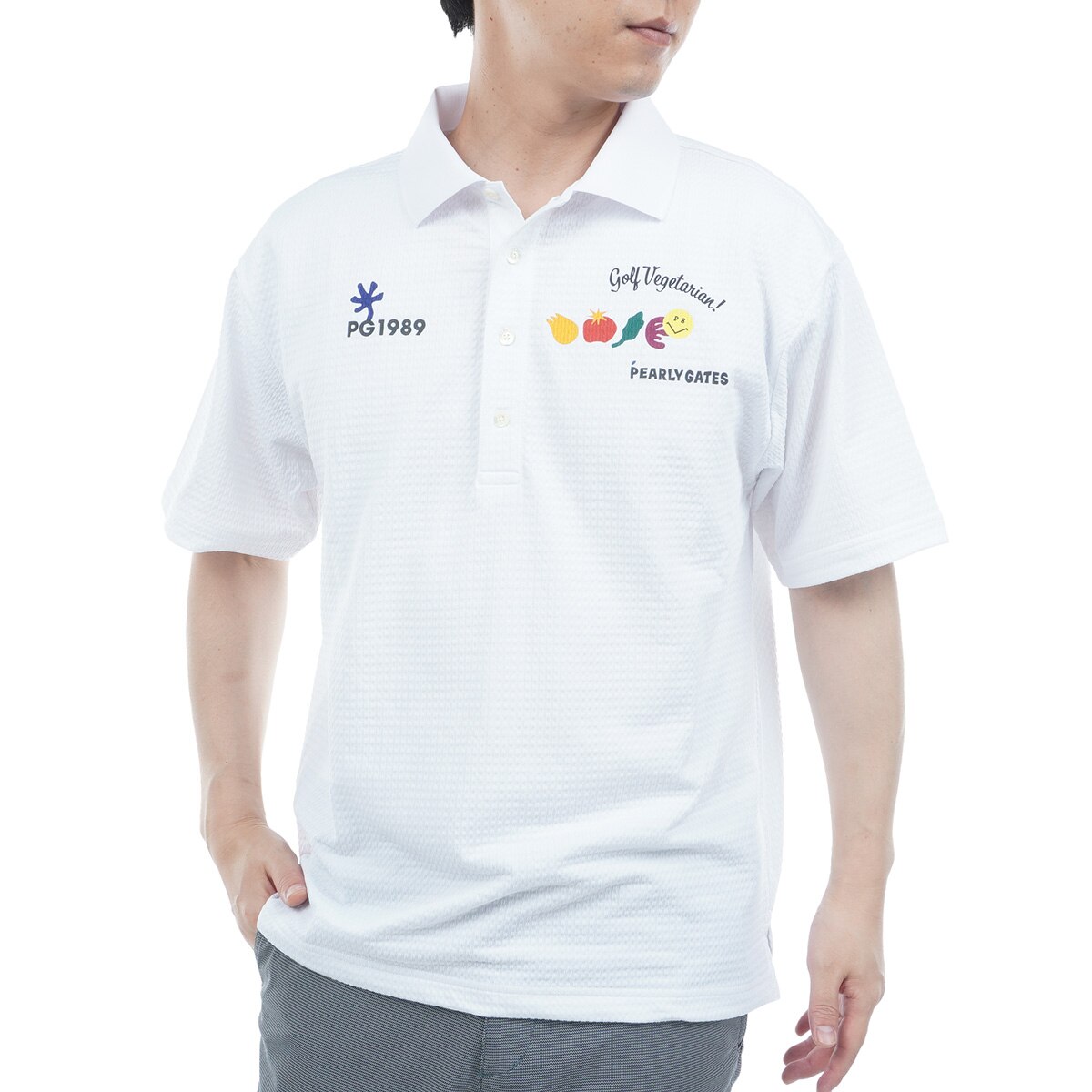 格子サッカー 半袖ポロシャツ(半袖シャツ・ポロシャツ)|PEARLY GATES