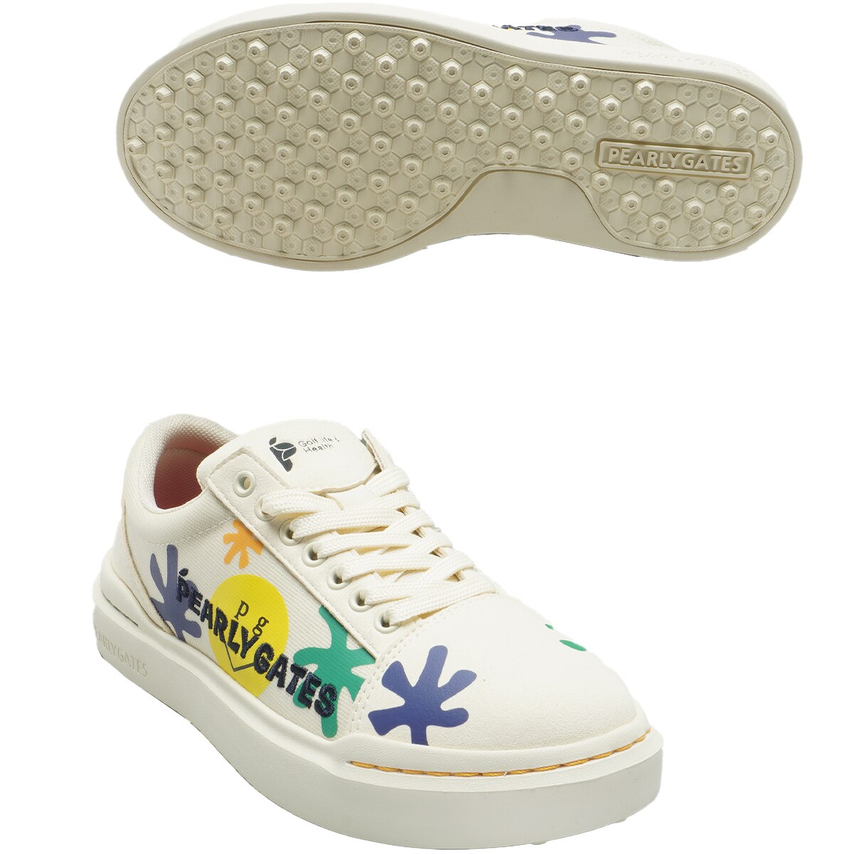 ○★新品 未使用 PEARLY GATES メゾンロゴ柄 ローカットシューズ THE SPORTS スパイクレスゴルフシューズ (MENS) | PEARLY GATES