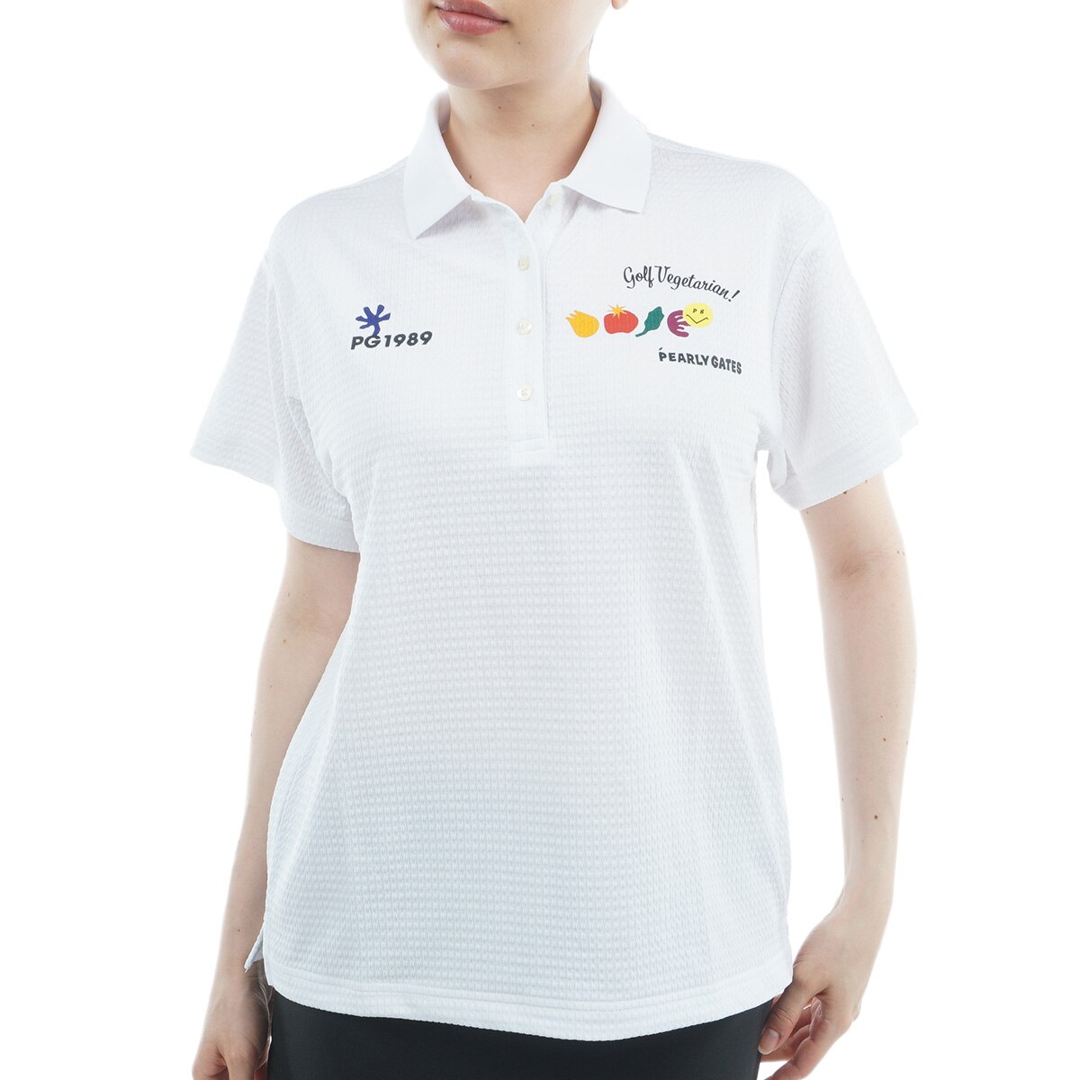 パーリーゲイツ ゴルフ ポロシャツ 5 未使用タグ付】パーリーゲイツ ポロシャツ L(サイズ5) ブルー ゴルフ