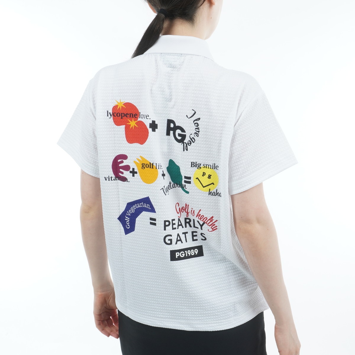 格子サッカー 半袖ポロシャツ レディス(半袖シャツ・ポロシャツ