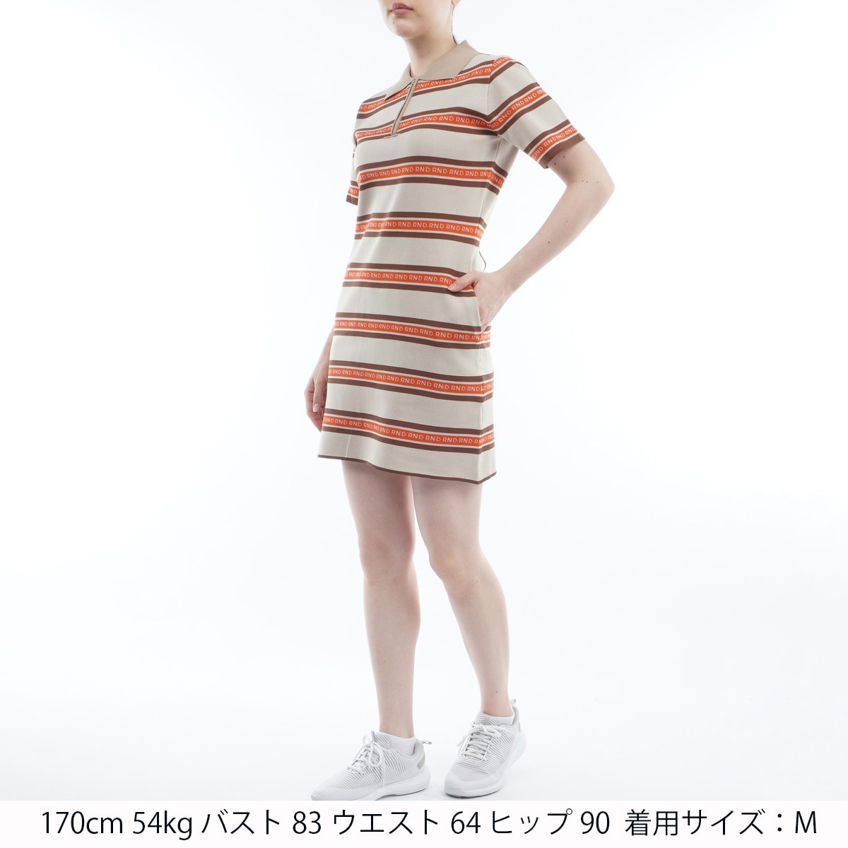 RIENDA GOLF オリジナルラガーポロワンピース RIENDA GOLF | 【一部店舗・WEB限定】【RIENDA GOLF】オリジナル