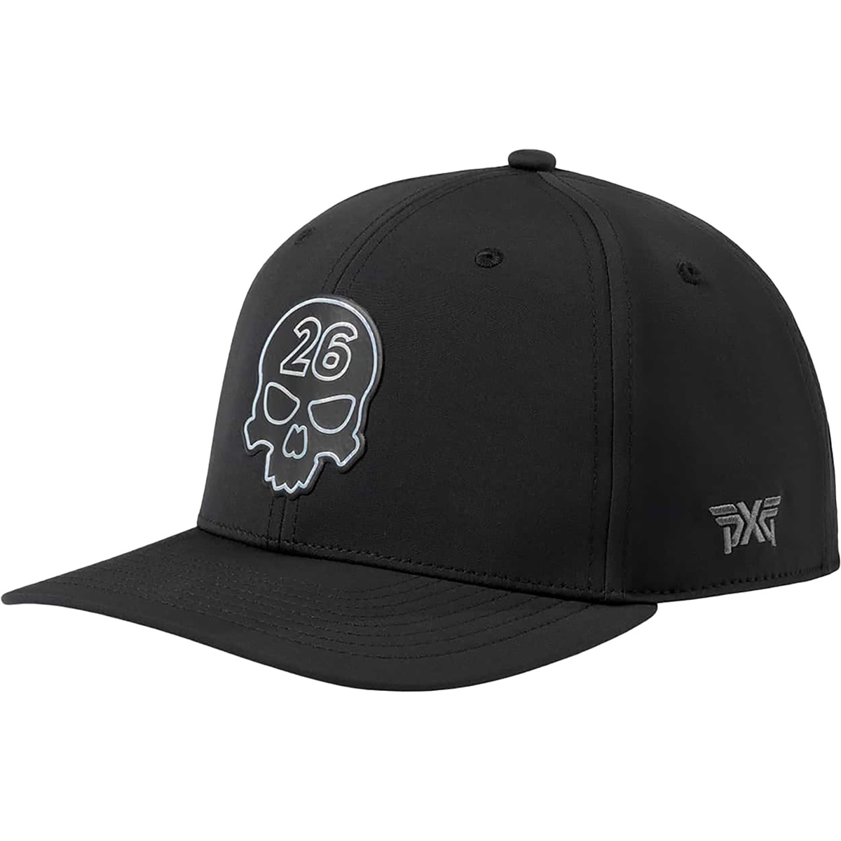 Porter Robinson x galaxxxy スナップバックキャップ ダークネススカル6パネルカーブドビル スナップバックキャップ