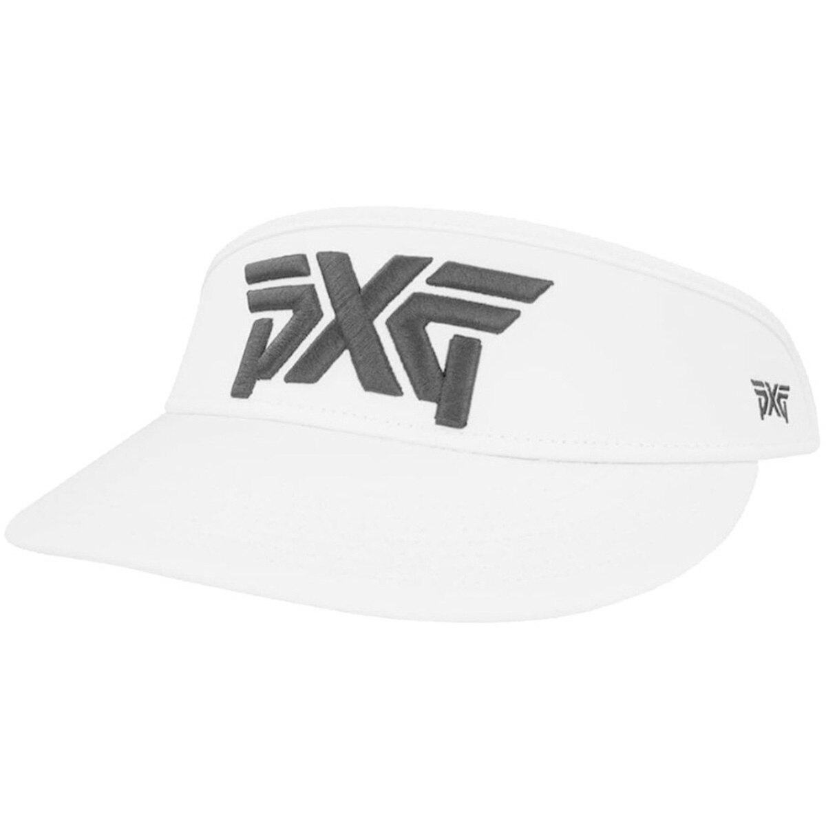 【新品】PXG ピーエックスジー　サンバイザー　ロゴ　ゴルフ　キャップ　白黒 新品】PXG ピーエックスジー サンバイザー ロゴ ゴルフ キャップ