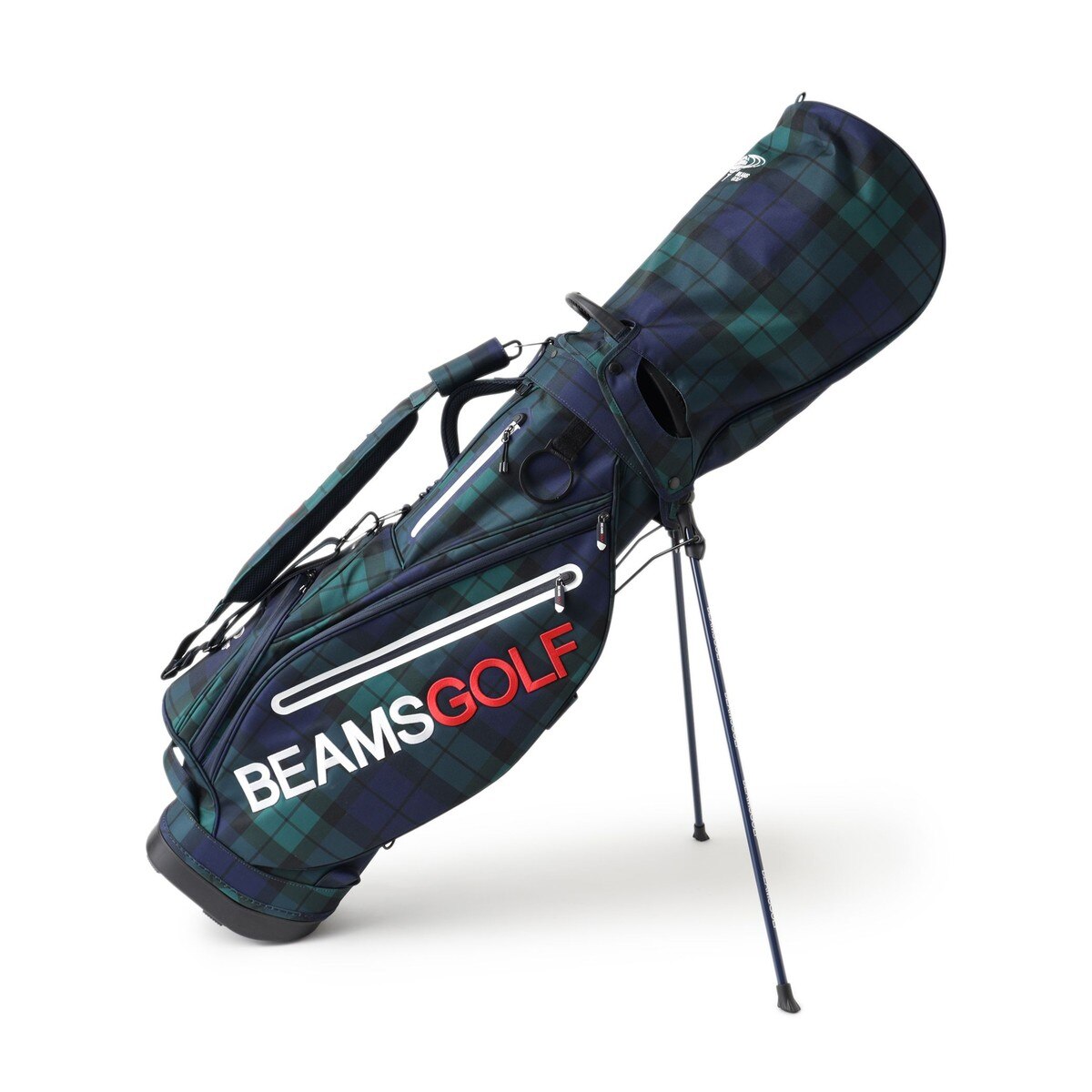 BEAMS GOLF ゴルフ ブラックウォッチ スタンド キャディバッグ