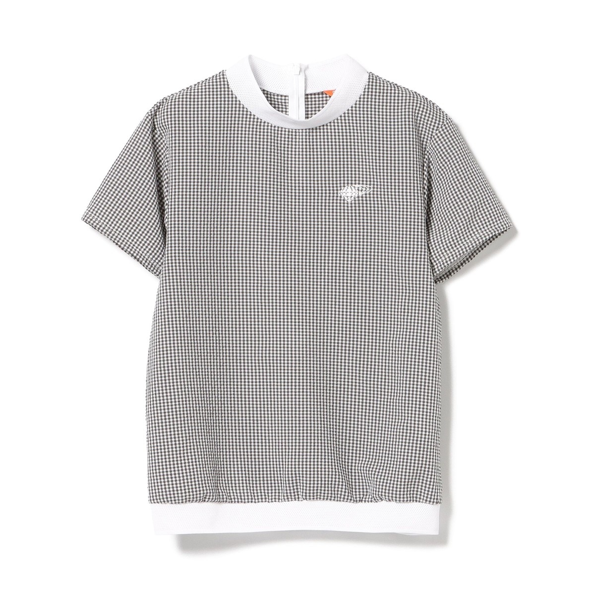 ORANGE LABEL ドットエア(R)モックネックシャツ レディス(半袖シャツ