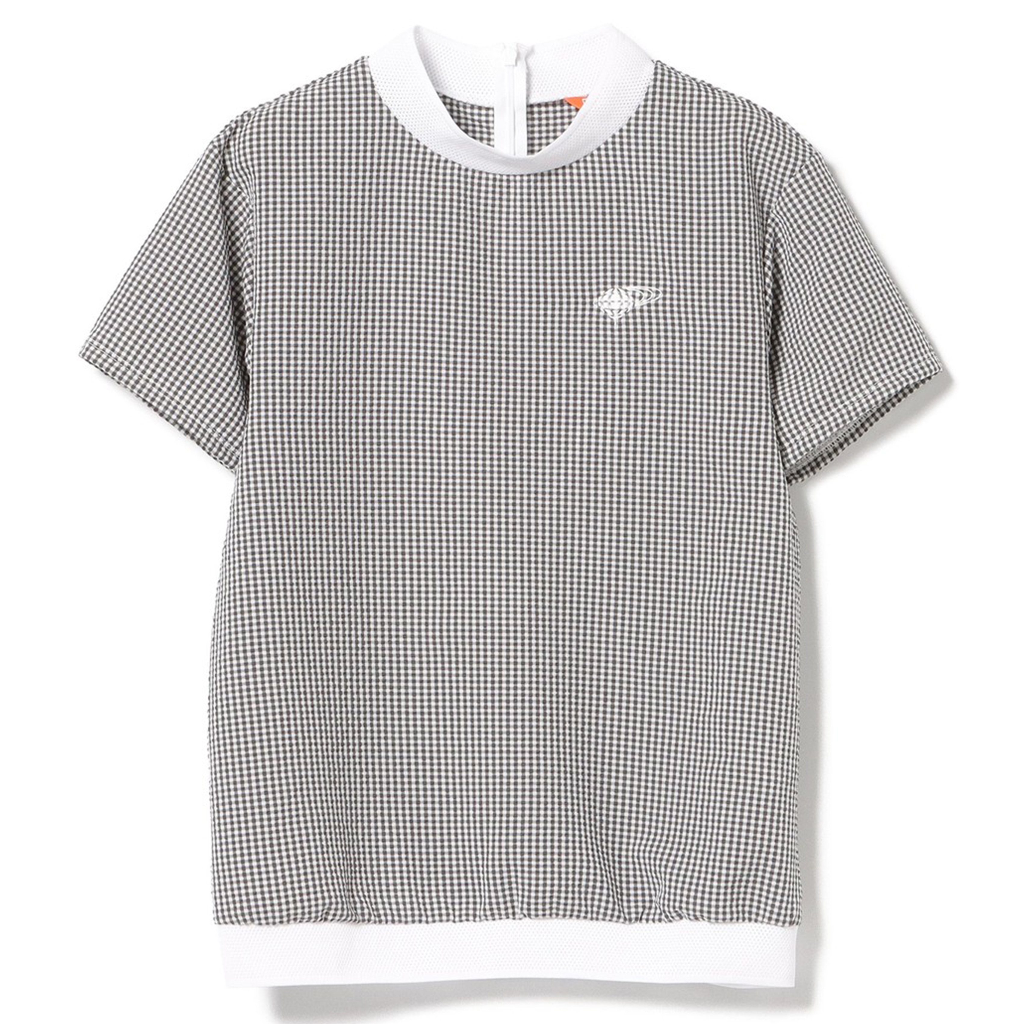 beams　golf　半袖モックネックシャツ ORANGE LABEL ドットエア(R)モックネックシャツ レディス(半袖