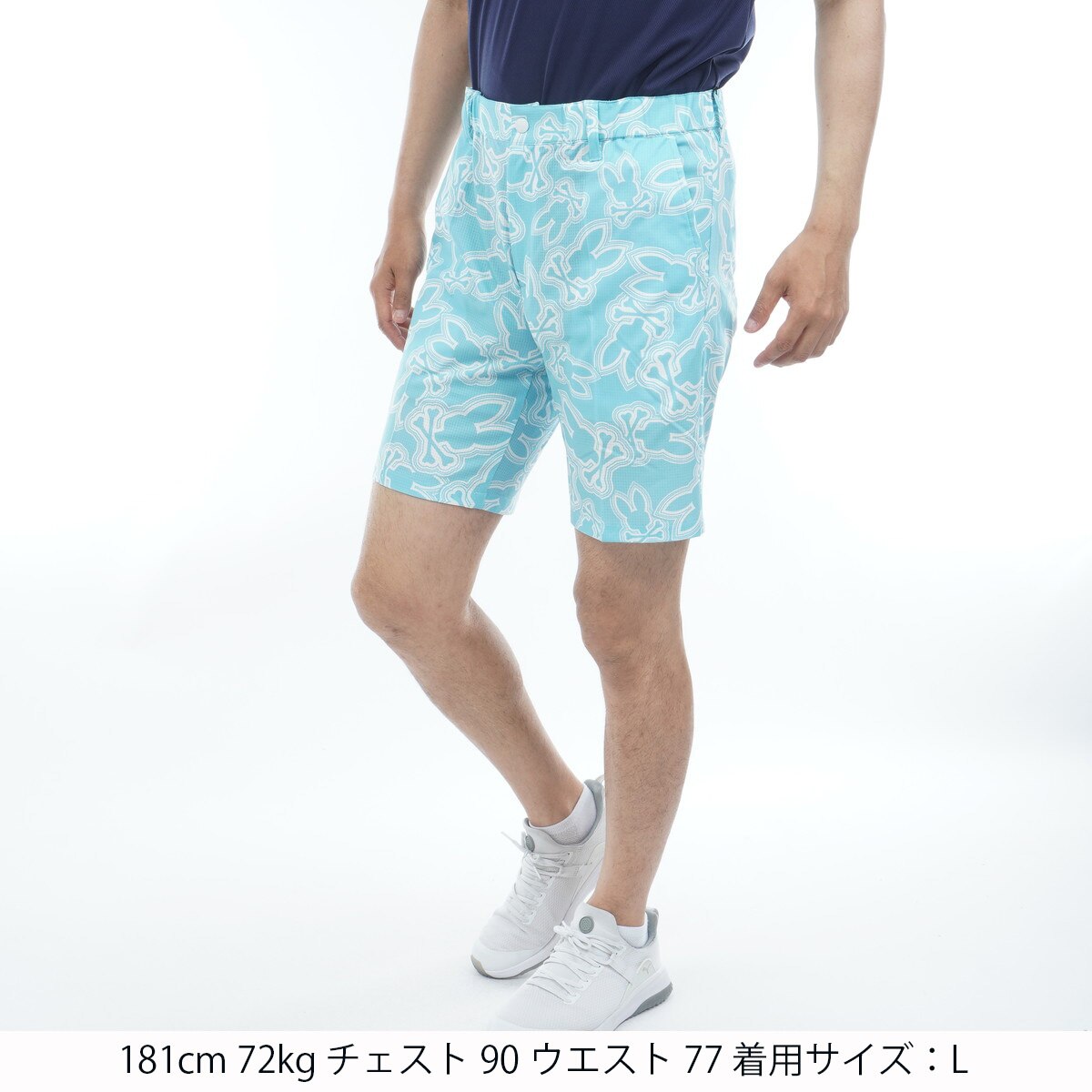 GOLF ドットエアー オリジナル総柄プリント ショートパンツ