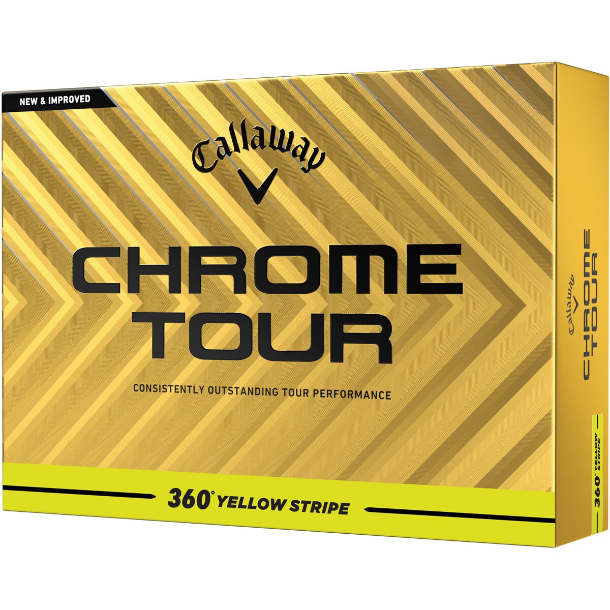 口コミ・評価｜CHROME TOUR 360 イエローストライプ ボール（ボール