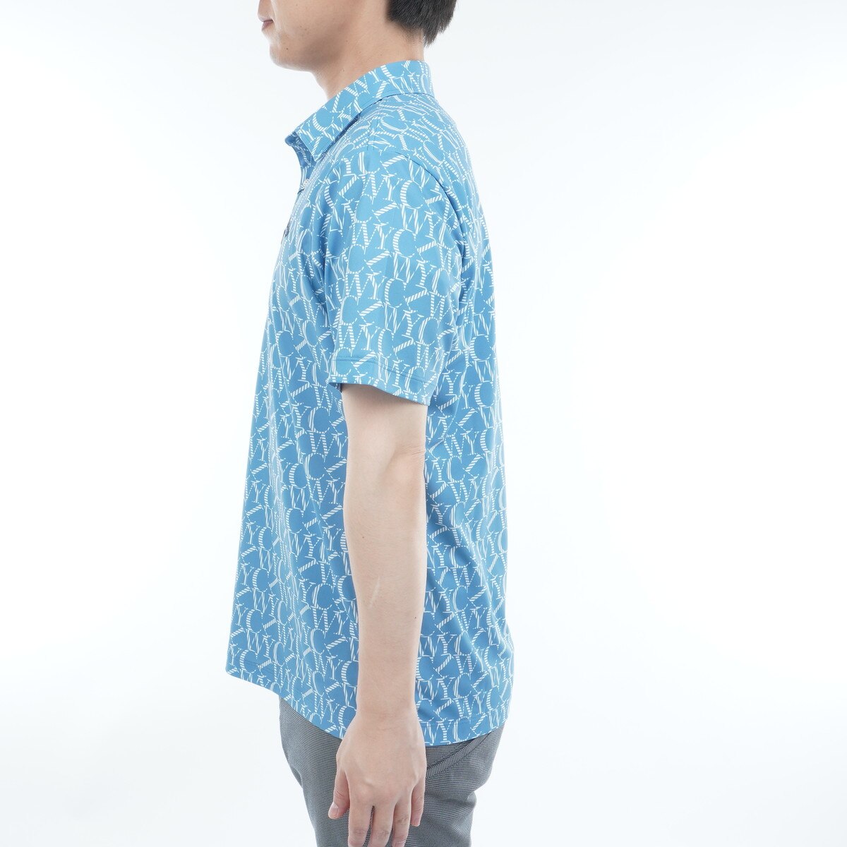 Callaway　キャロウェイ　ポロシャツ　L　総柄　GOLF　ゴルフ 半袖ポロシャツ(半袖シャツ・ポロシャツ)|Callaway Golf(キャロウェイ