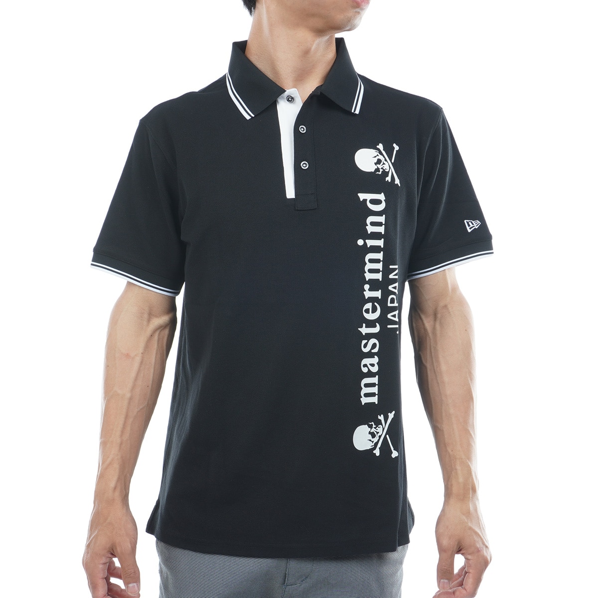 GOLF MMJ スカルロゴ 半袖ポロシャツ(半袖シャツ・ポロシャツ