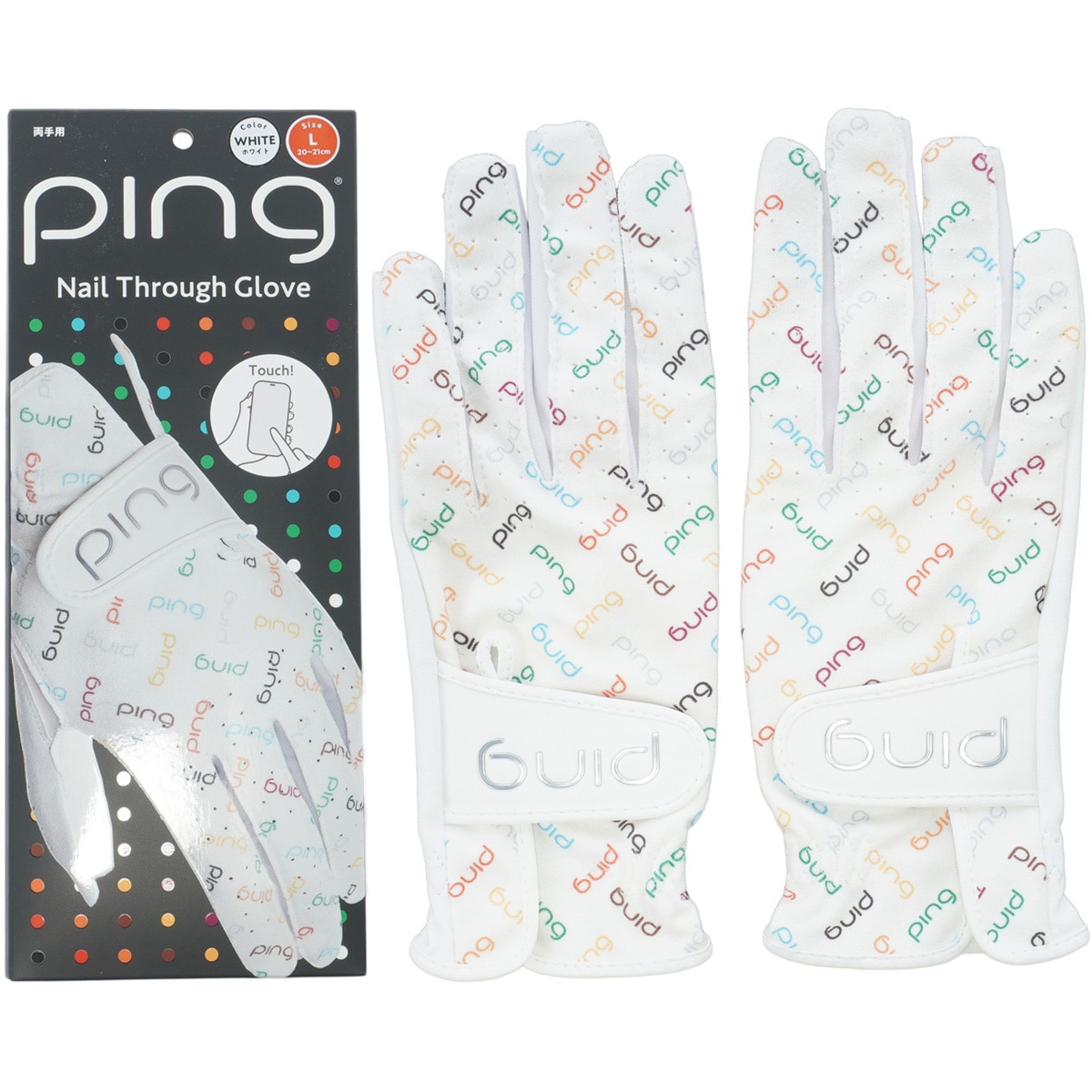 ネイルスルーグローブ 両手用 レディス(【女性】グローブ)|PING(ピン