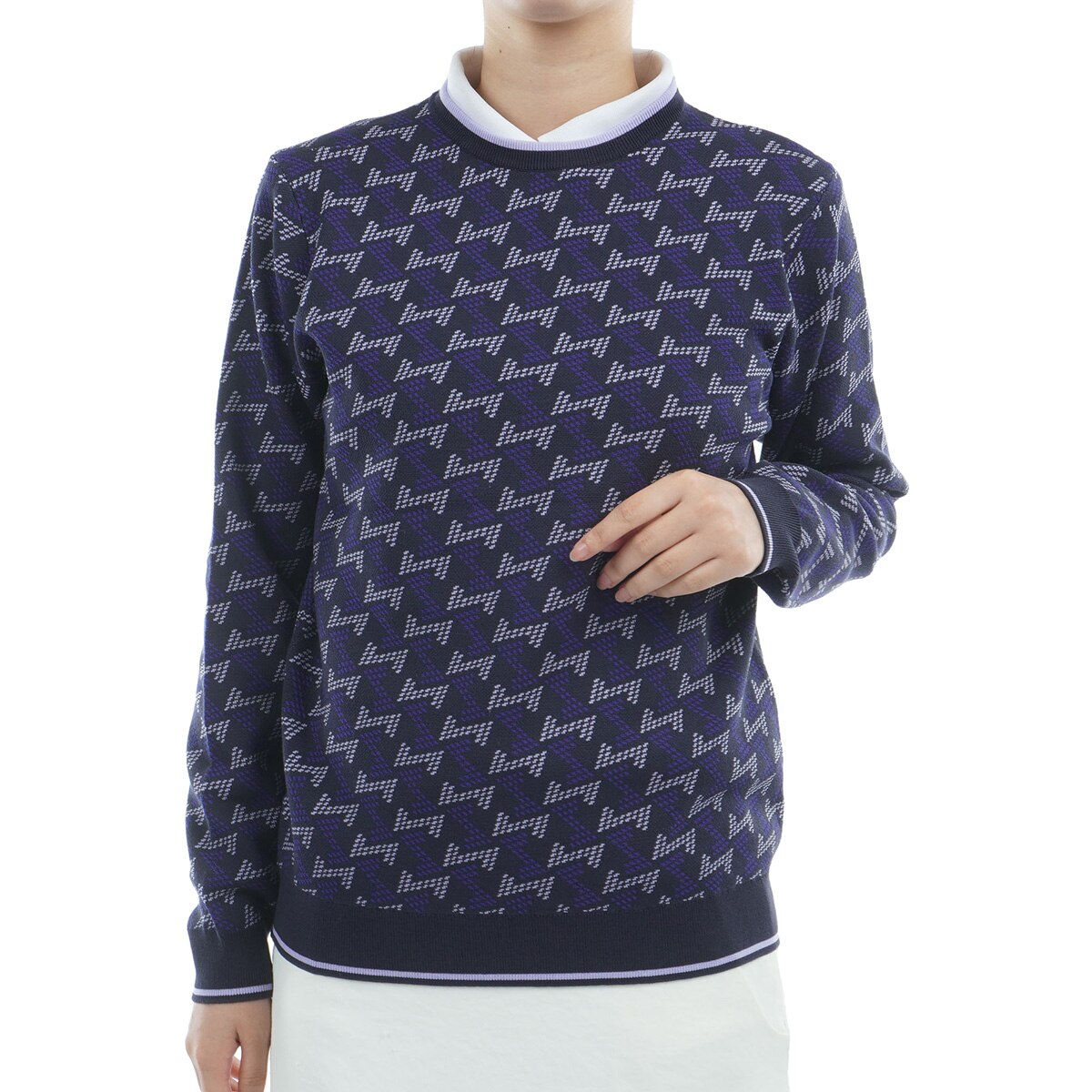 GMジャカードライトセーター レディス(中間着(セーター、トレーナー