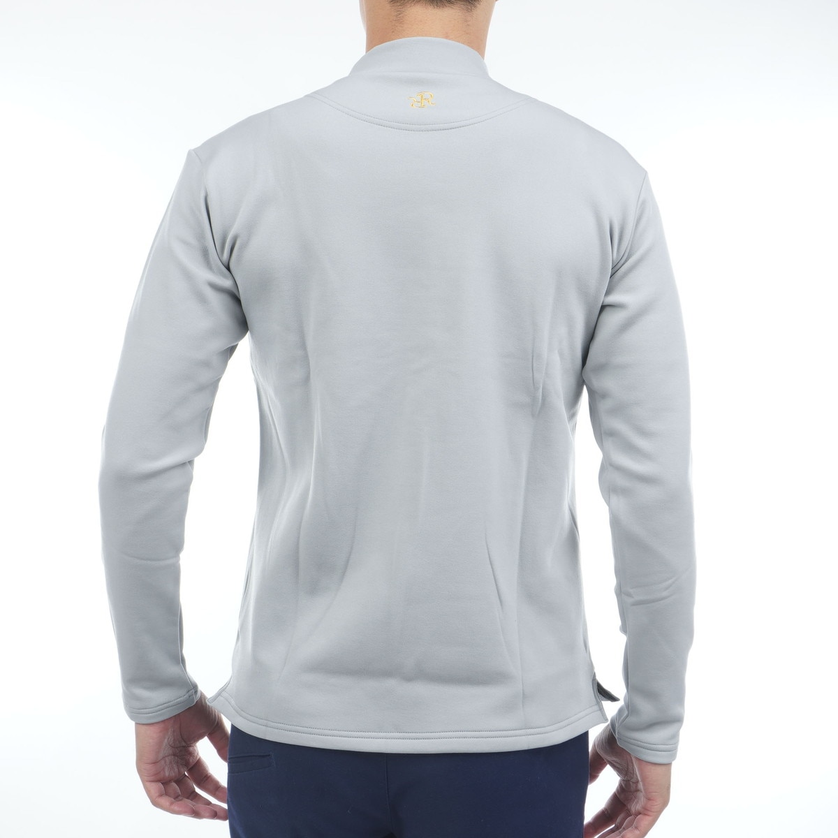 裏起毛ウォームインナーモックネック長袖シャツ(【男性】機能