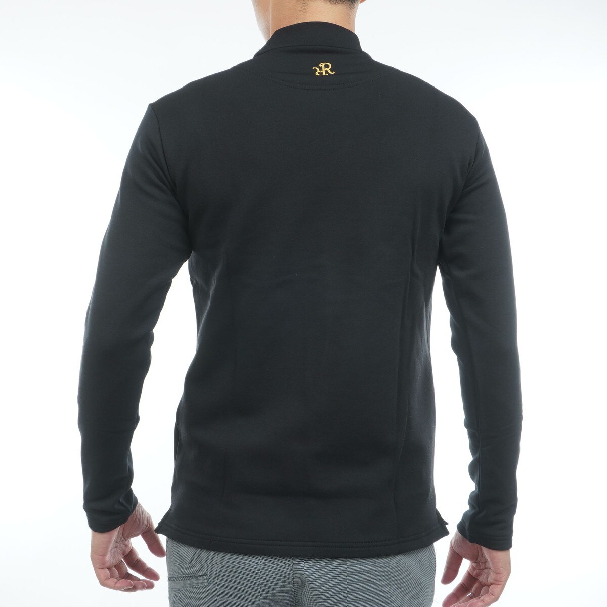 裏起毛ウォームインナーモックネック長袖シャツ(【男性】機能