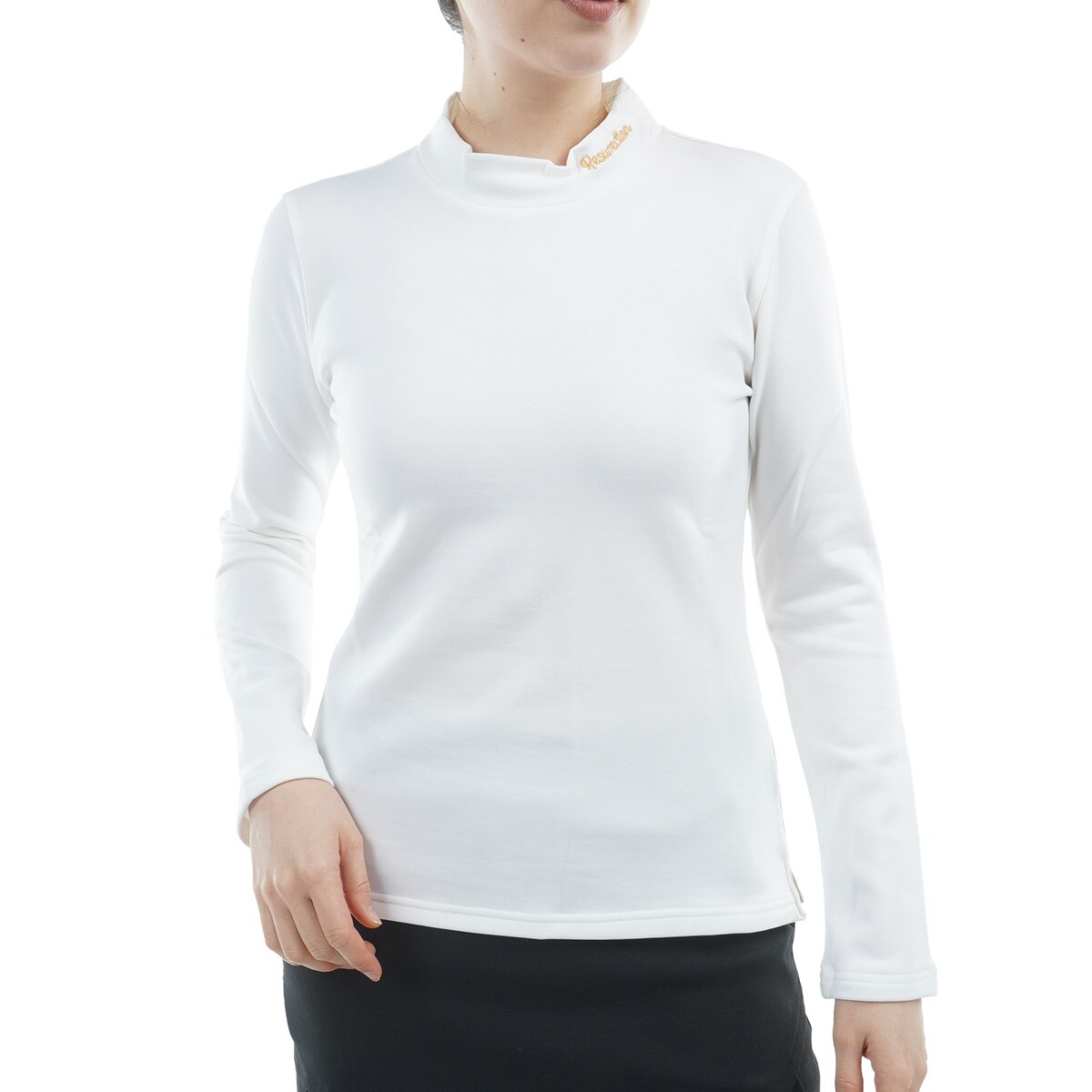 裏起毛ウォームインナーモックネック長袖シャツ レディス(【女性】機能