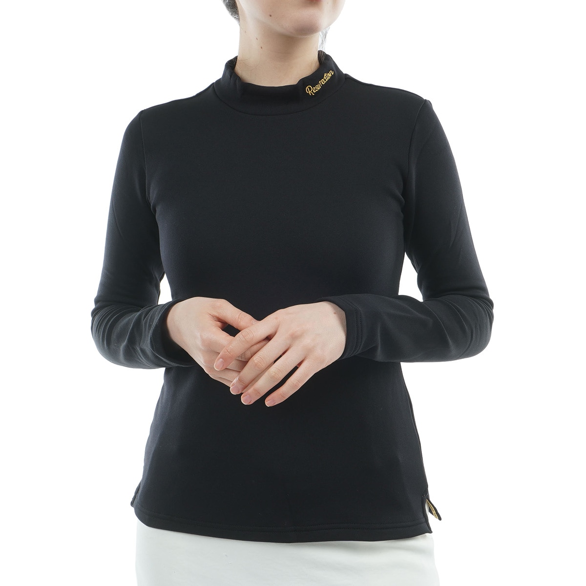 裏起毛ウォームインナーモックネック長袖シャツ レディス(【女性】機能