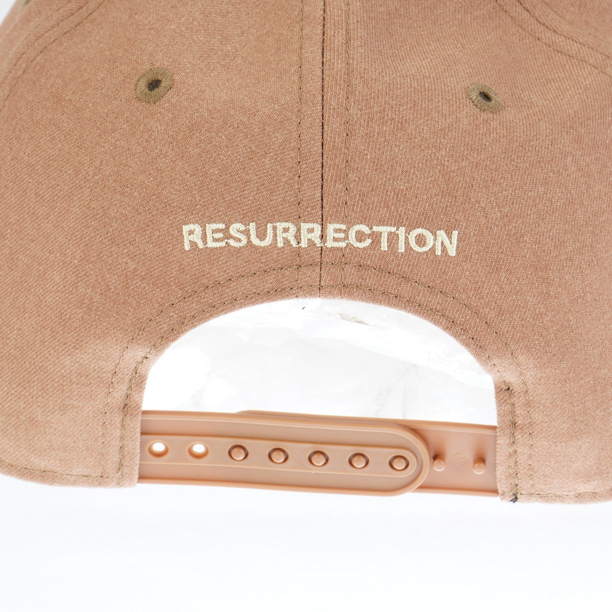 25年秋冬新作 GMブリムキャップ / キャメル BE34CAP01 GMブリムキャップ(【男性】キャップ)|Resurrection