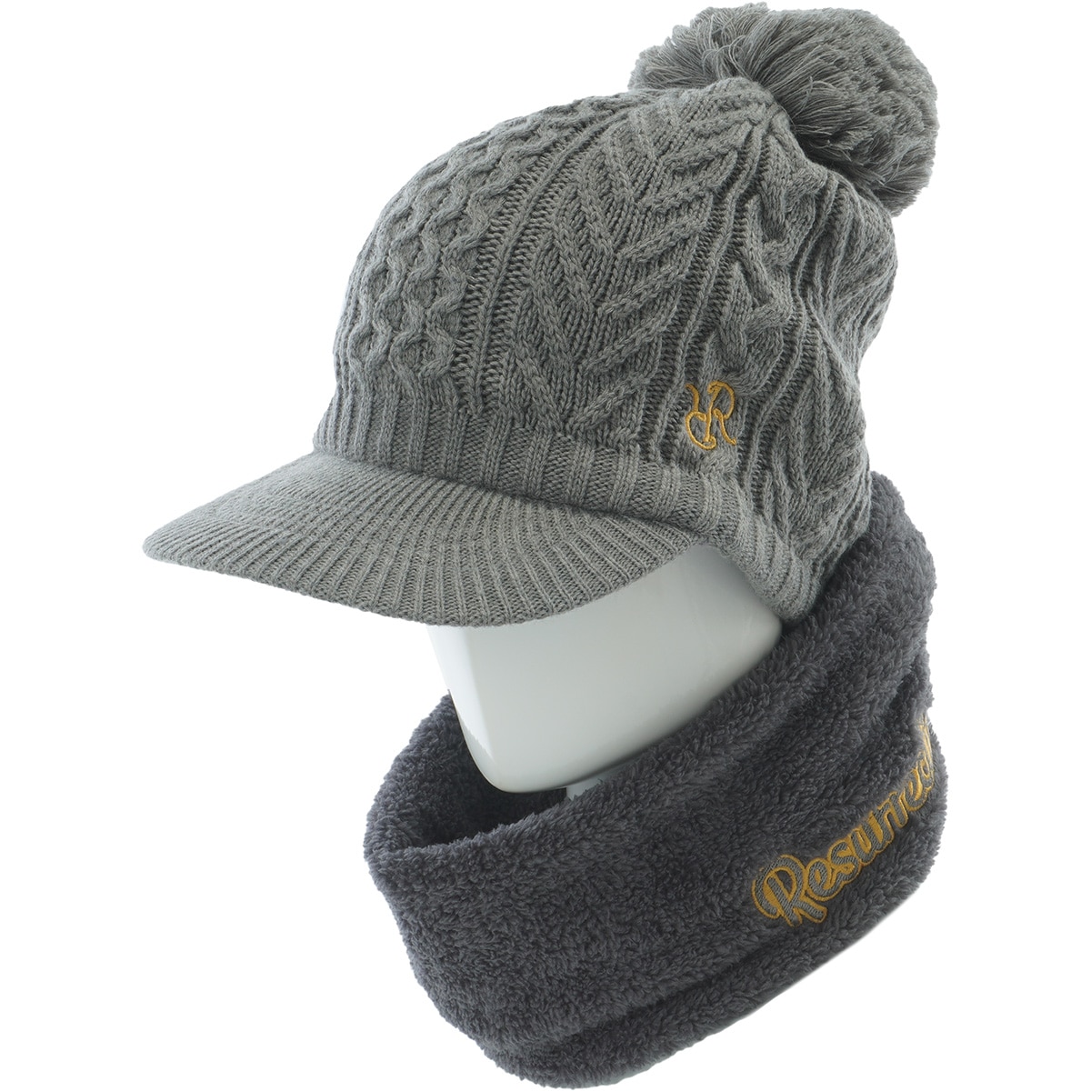 マスターバニー　レディースゴルフ　ブラック ニット帽とネックウォーマーセット 楽天市場】マスターバニー ネックウォーマーの通販