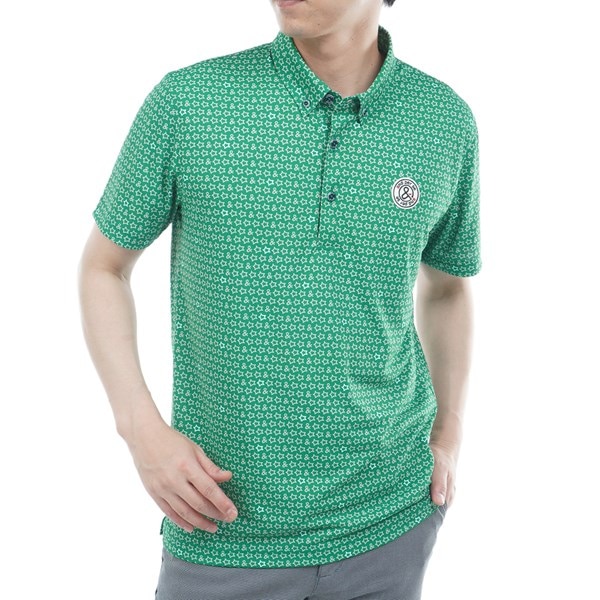 アンパスィ and per se ポロシャツ アンパスィ 半袖ポロシャツ ネイビー×白×ブルー ボーダー メンズ LL アンパスィ and per se 長袖シャツ･ポロシャツ ストレッチ ソルケアドットプリンテッド長袖ポロシャツ カーキ M