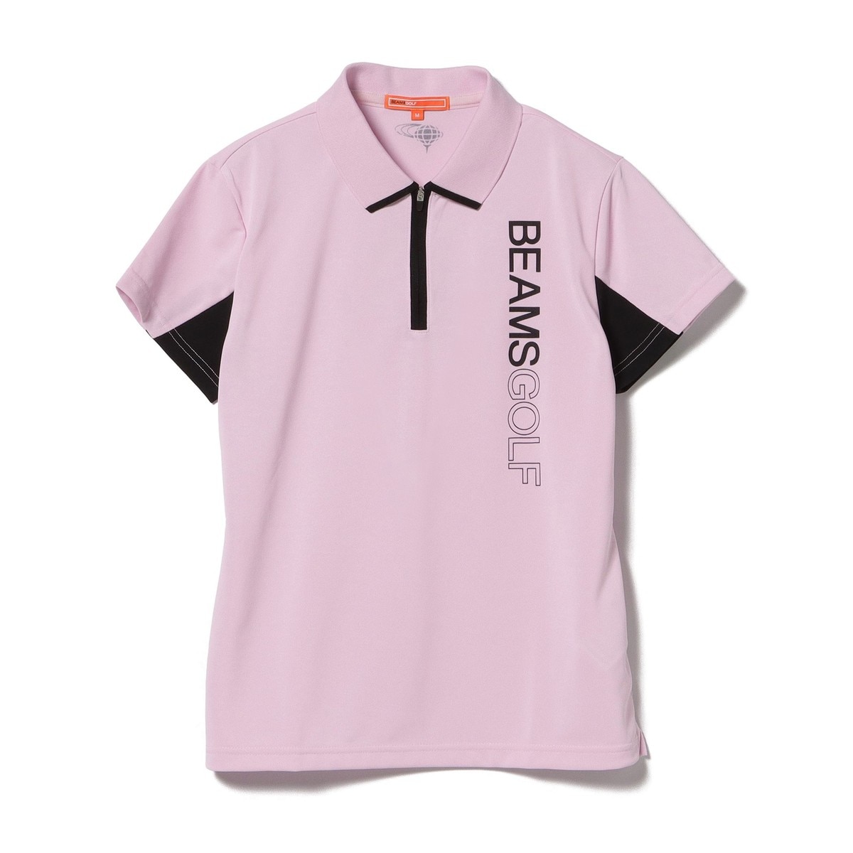 ORANGE LABEL タテロゴ ハーフジップ ポロシャツ レディス(半袖シャツ