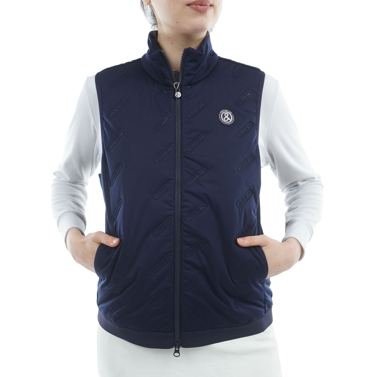 ストレッチ エアジャスター中綿ベスト レディス(ベスト)|and per se