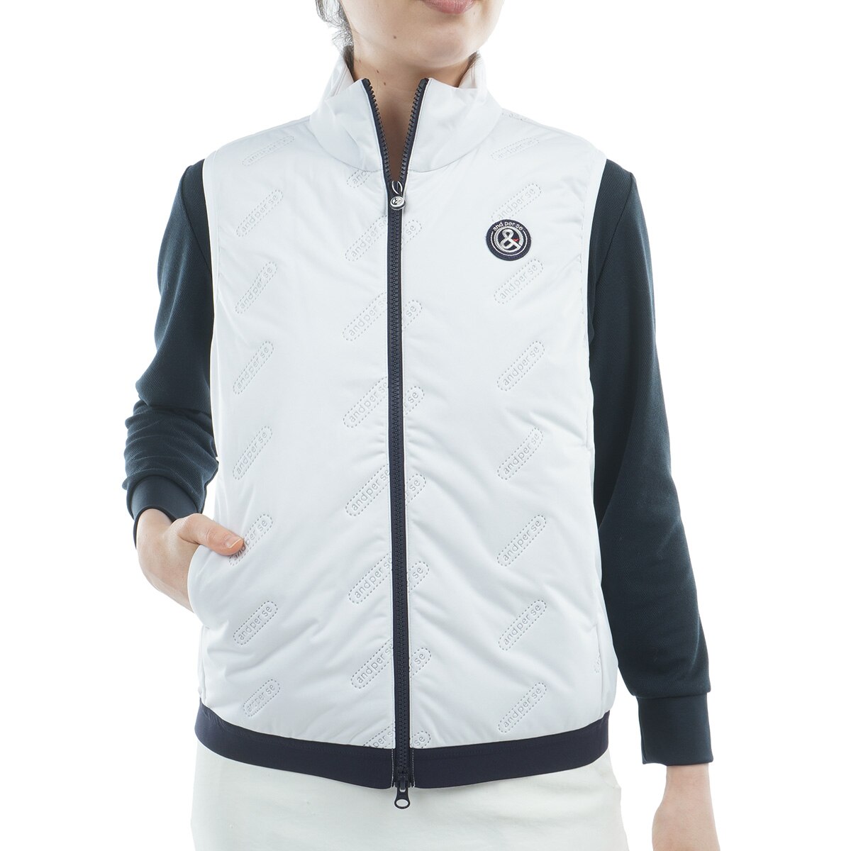 アンパスィ⭐︎ブラウン フード付き レディースベスト アンパスィ ベスト 通販｜GDOゴルフショップ