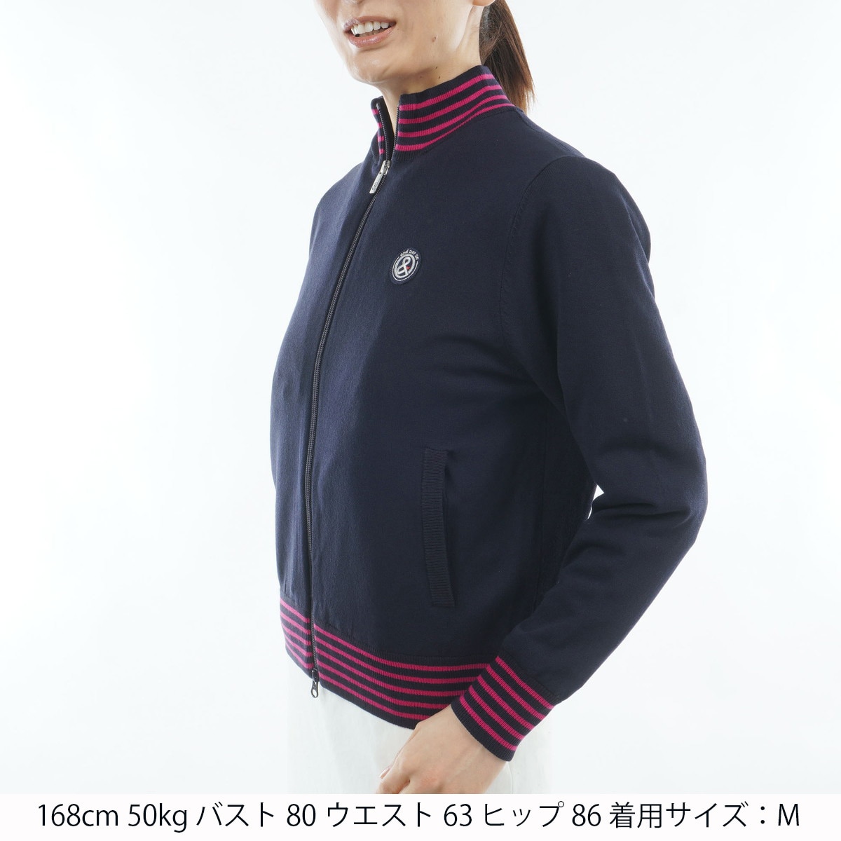 ストレッチ ウインドシャッター防風ニットブルゾン レディス(アウター