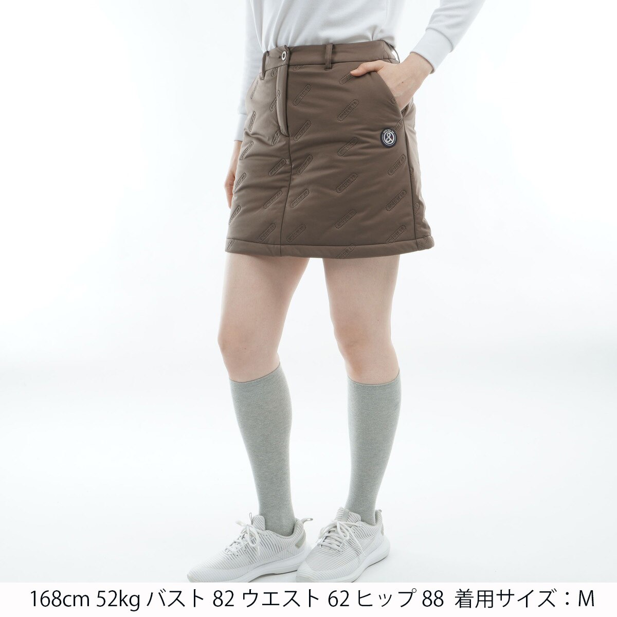 ストレッチ エアジャスター中綿スカート レディス(スカート)|and per