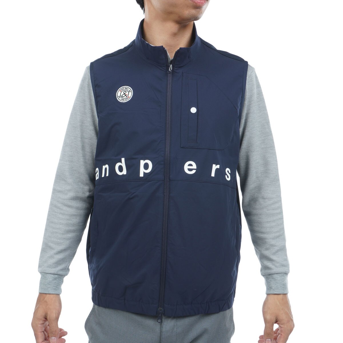 アンパスィ　ゴルフウェア　ベスト　メンズ　L ピン（PING）（メンズ）ゴルフウェア アウター 撥水 ベスト 621