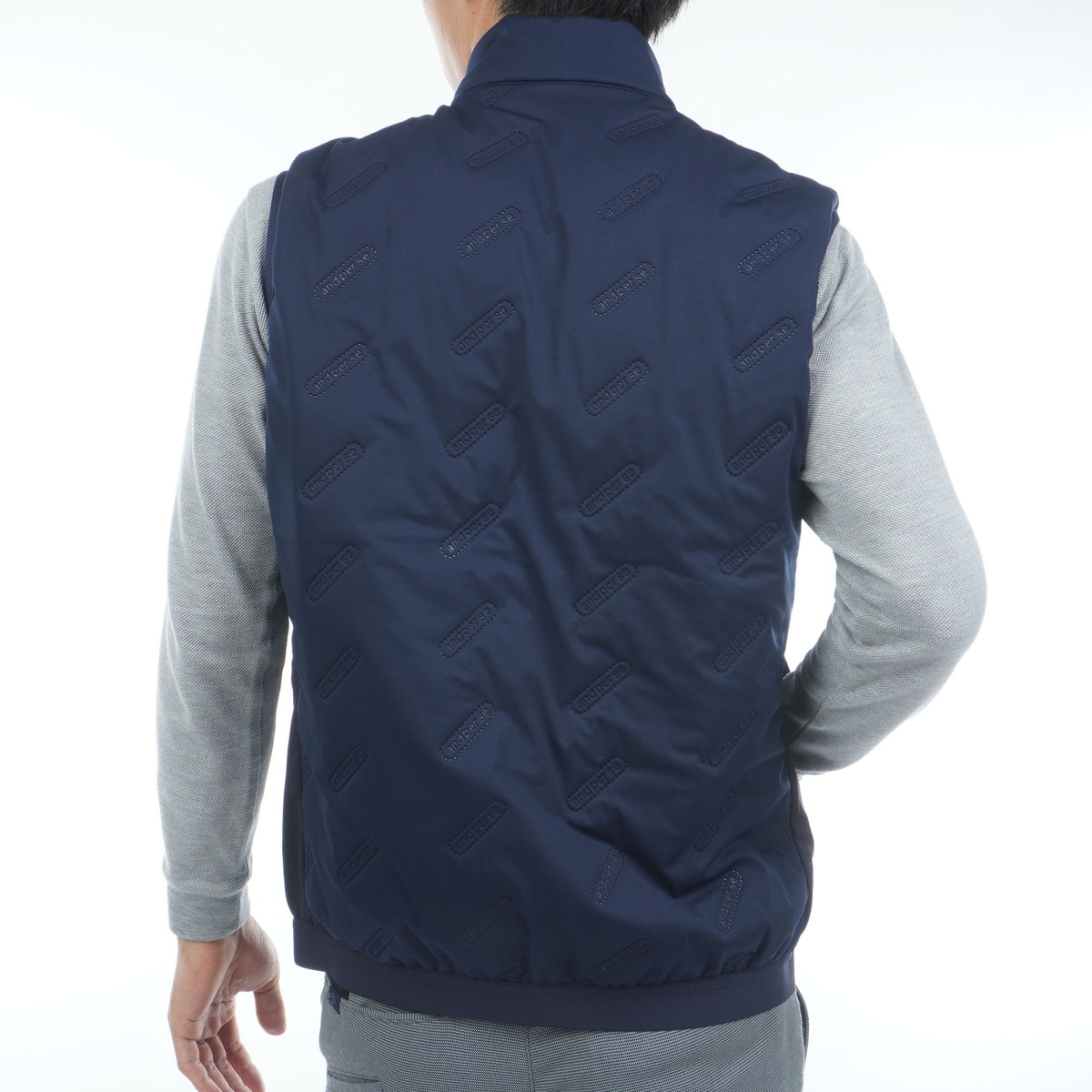 ストレッチ エアジャスター中綿ベスト(ベスト)|and per se(アンパスィ