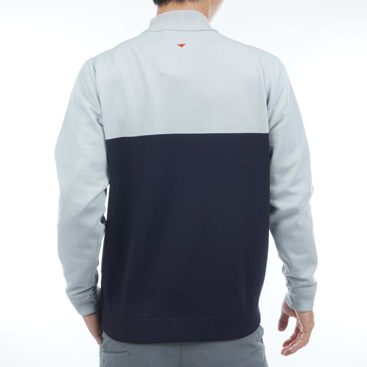 ストレッチ ウインドシャッター袖防風ハイネックセーター(中間着