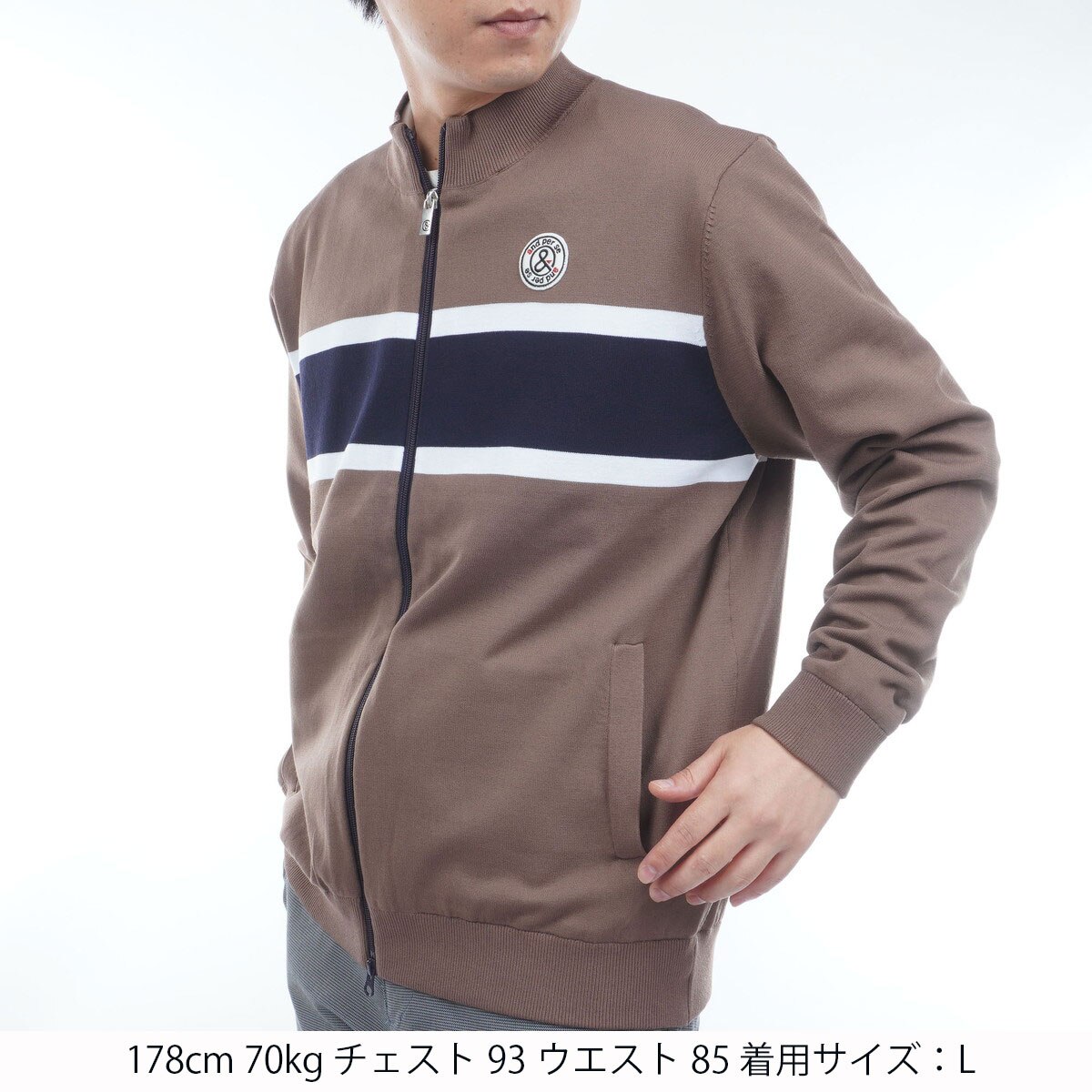 ストレッチ ウインドシャッター防風ニットブルゾン(アウター(ブルゾン