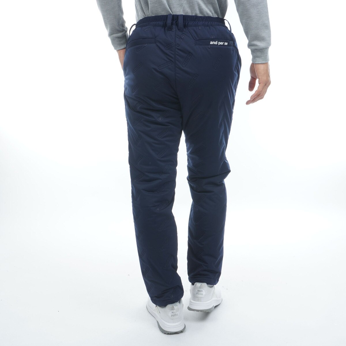 ストレッチ エアジャスター中綿パンツ(ロングパンツ)|and per se