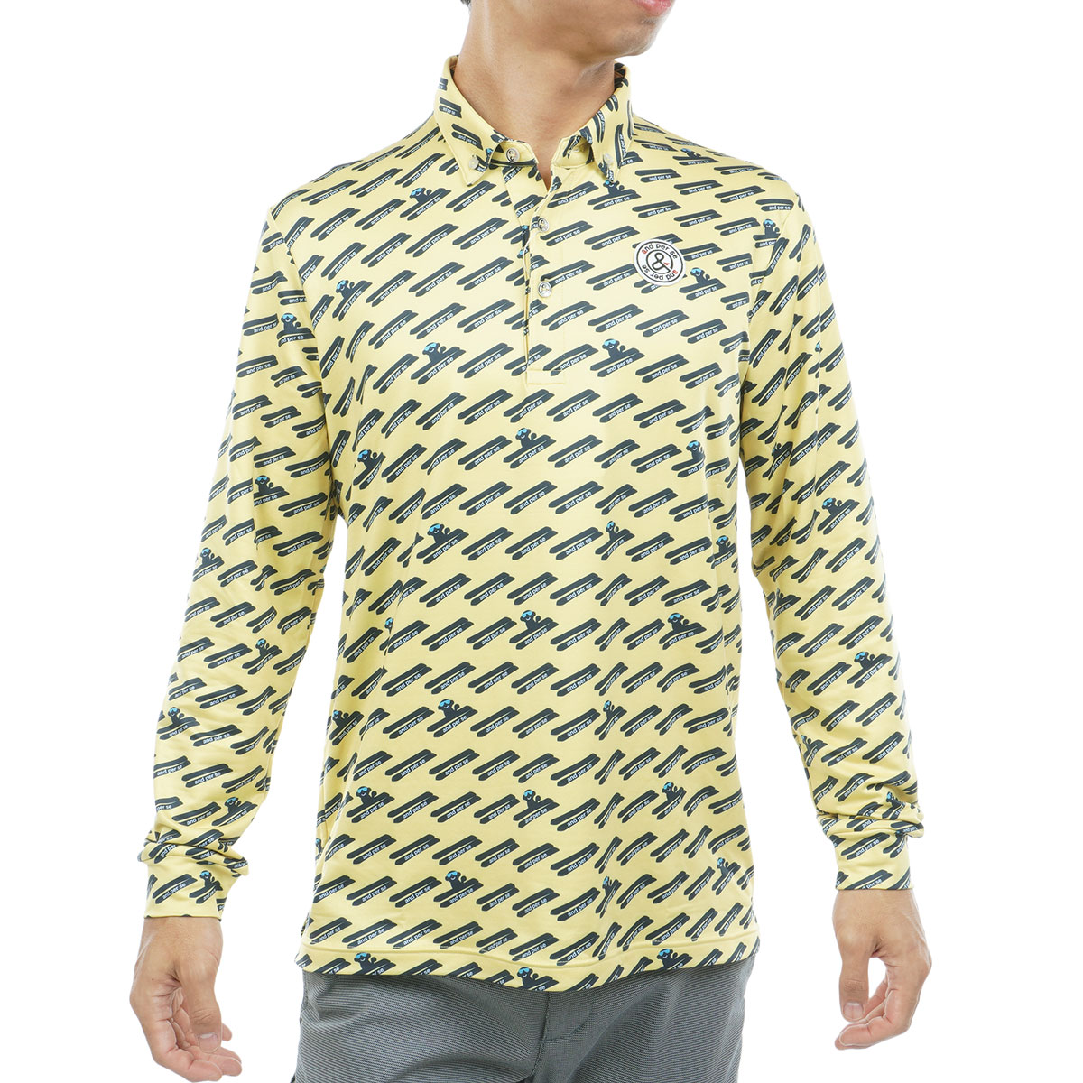 ストレッチ 裏起毛 ソフトニット長袖ボタンダウンポロシャツ(長袖