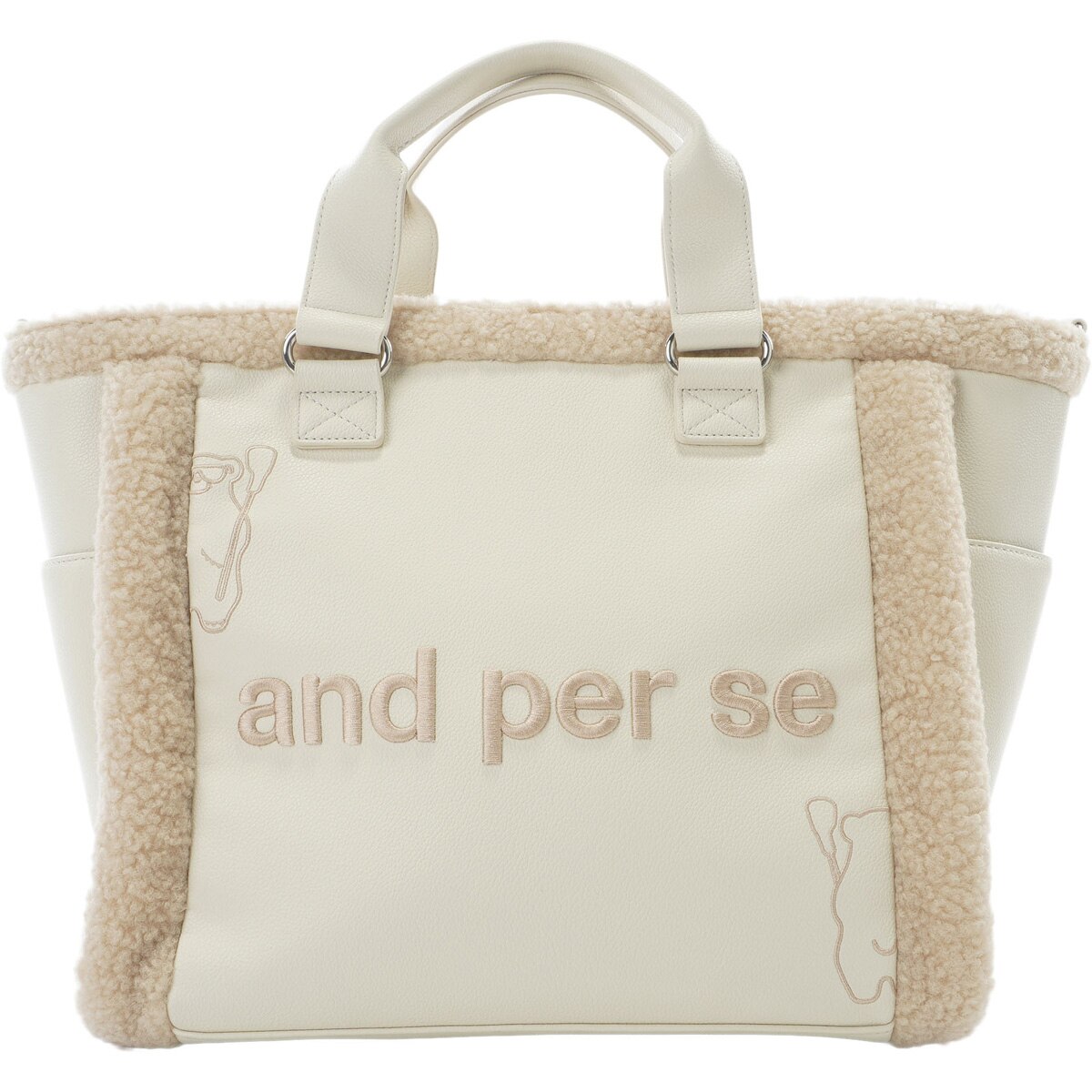 ボア ボストンバッグ レディス(ボストンバッグ)|and per se(アンパスィ