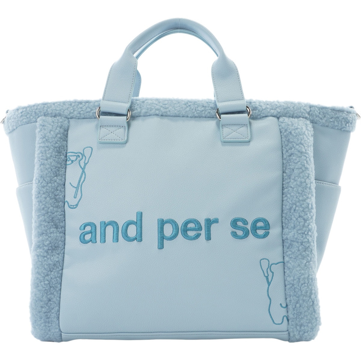 アンパスィ　and per se　ボア ボストンバッグ　レディス ボア ボストンバッグ レディス(ボストンバッグ)|and per se(アンパスィ