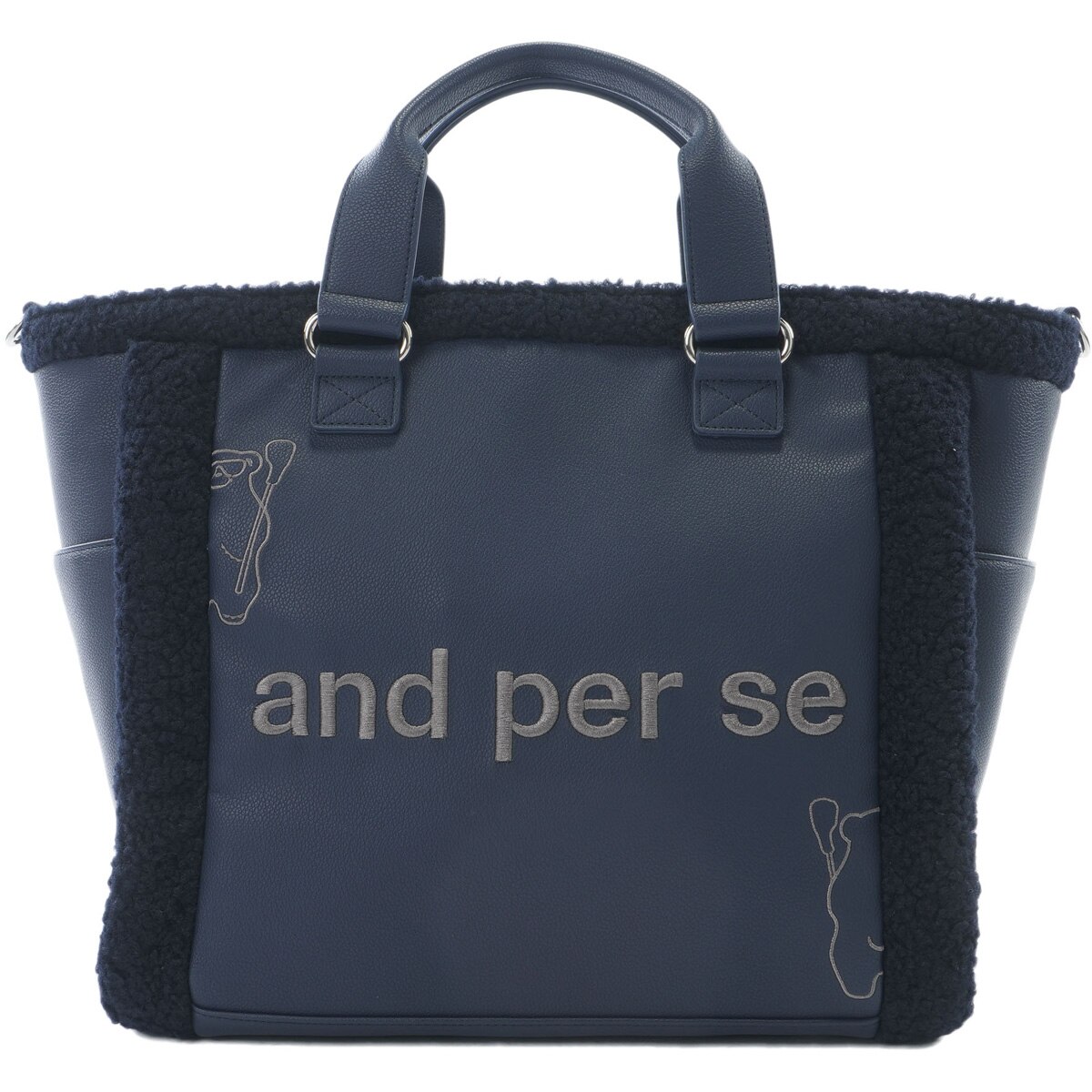 and per se ボストンバッグ トートバッグ アンパスィ ボア ボストンバッグ レディス(ボストンバッグ)|and per se(アンパスィ