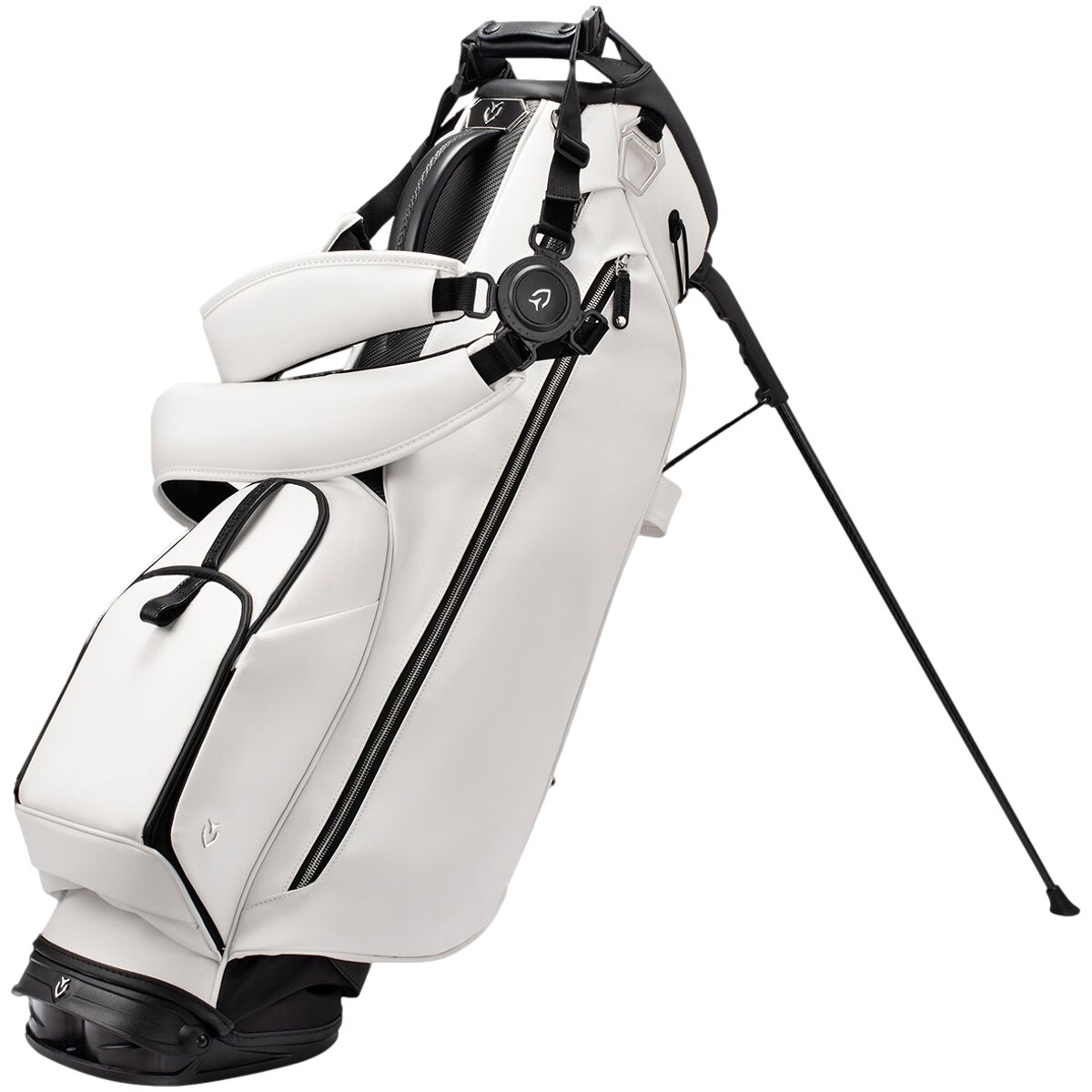 カーボン ラックス シングルストラップ スタンドキャディバッグ(【男性