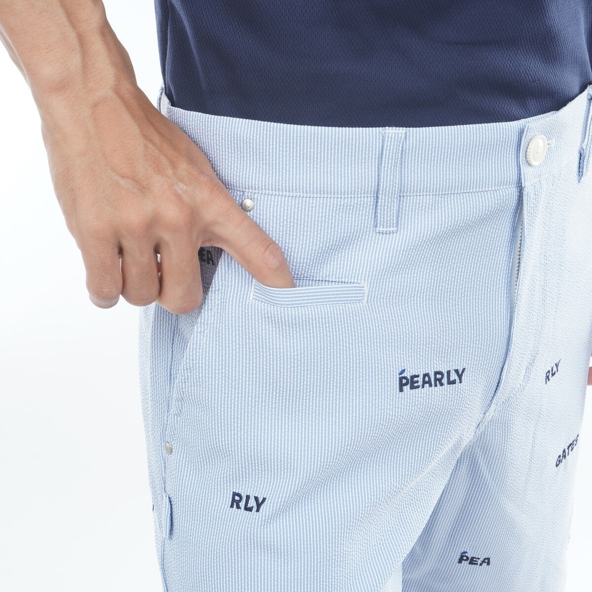 サッカーストライプ ショートパンツ(ハーフパンツ)|PEARLY GATES