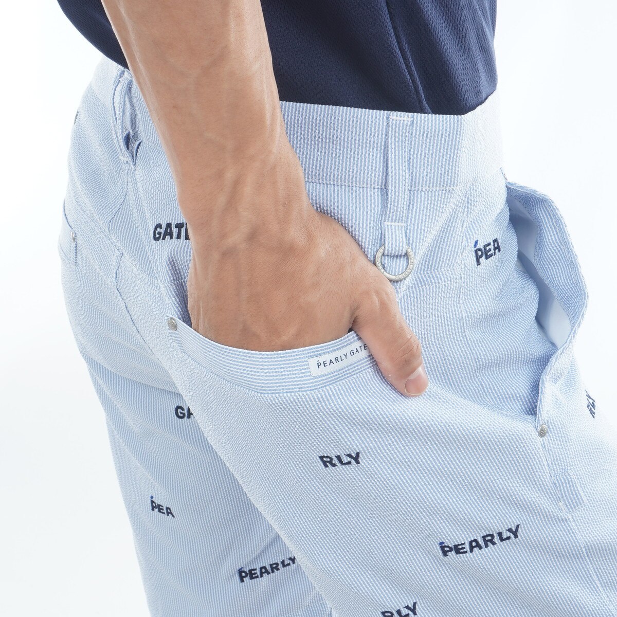 サッカーストライプ ショートパンツ(ハーフパンツ)|PEARLY GATES