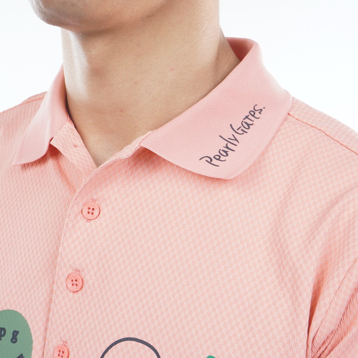 サッカーチェック 半袖ポロシャツ(半袖シャツ・ポロシャツ)|PEARLY