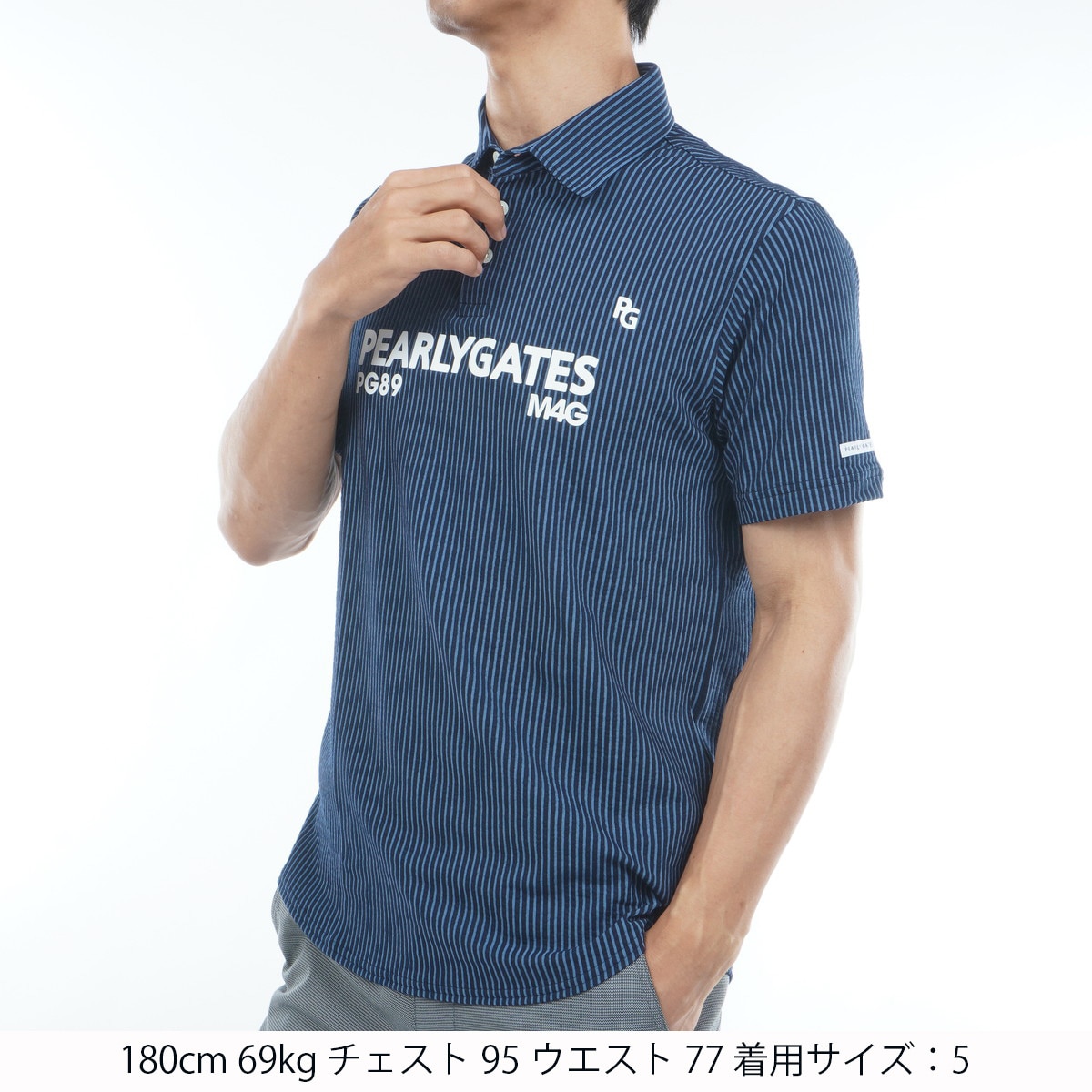 カチオンストライプサッカー 半袖ポロシャツ(半袖シャツ・ポロシャツ