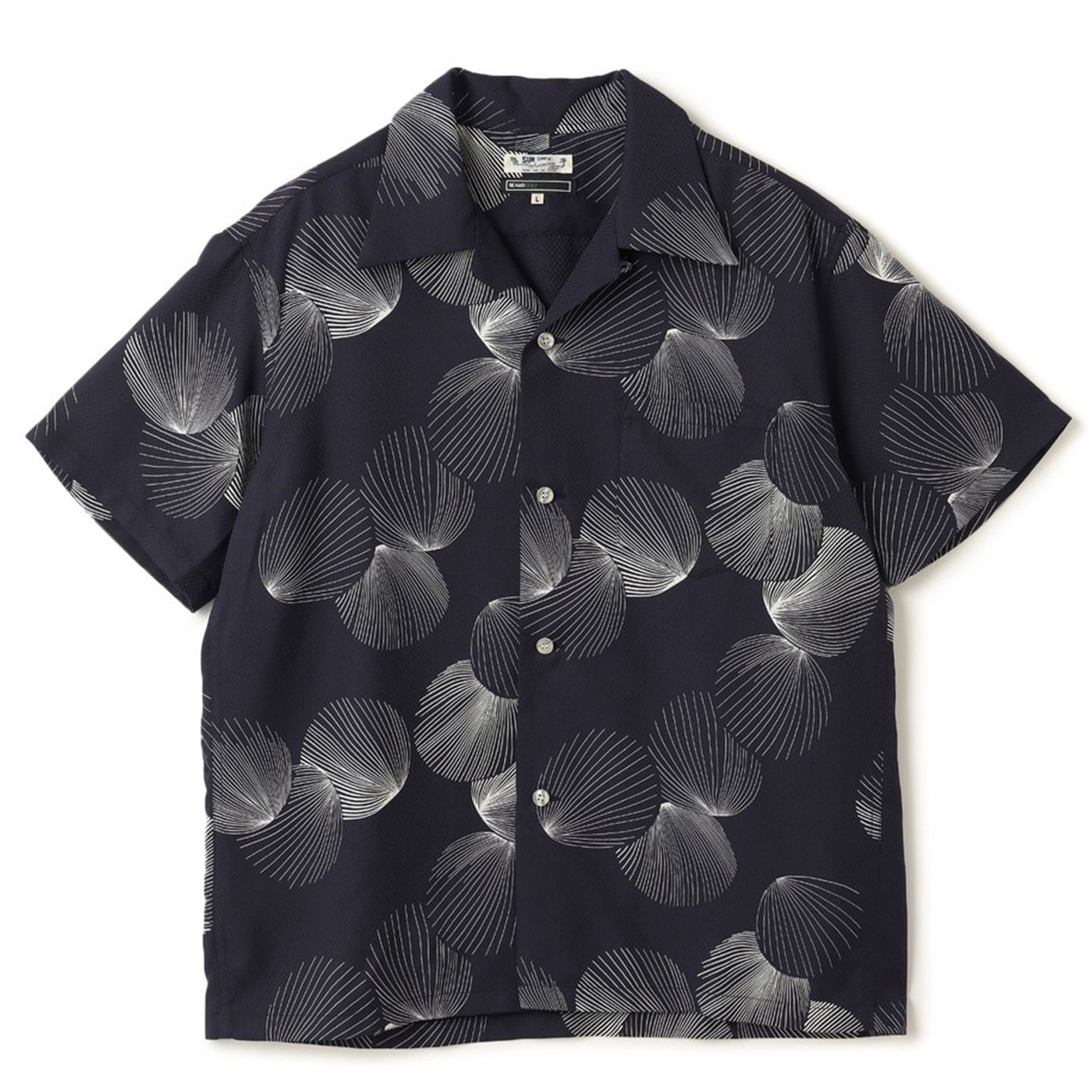 【新品】BEAMS GOLF　ペイズリー柄モックネックシャツ（Ｌ） 新品】BEAMS GOLF ペイズリー柄モックネックシャツ（L） 新品