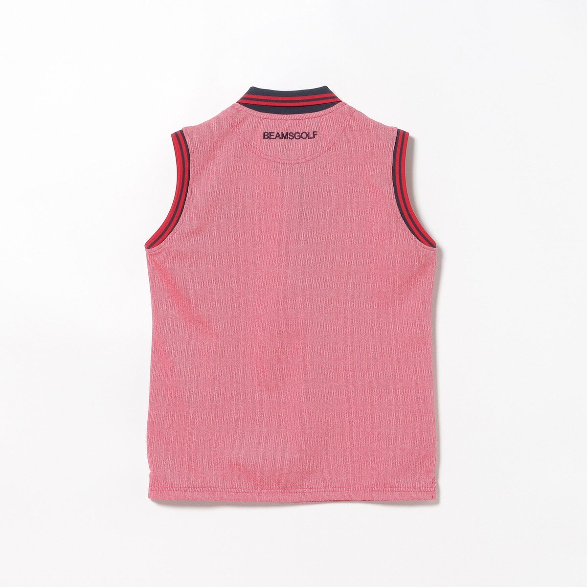 ORANGE LABEL リブライン ノースリーブ ポロシャツ レディス(半袖
