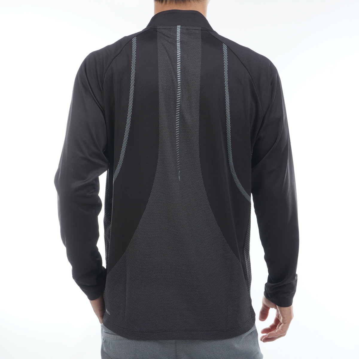 シャドウキャット ハーフジップ モックネック長袖シャツ(長袖シャツ