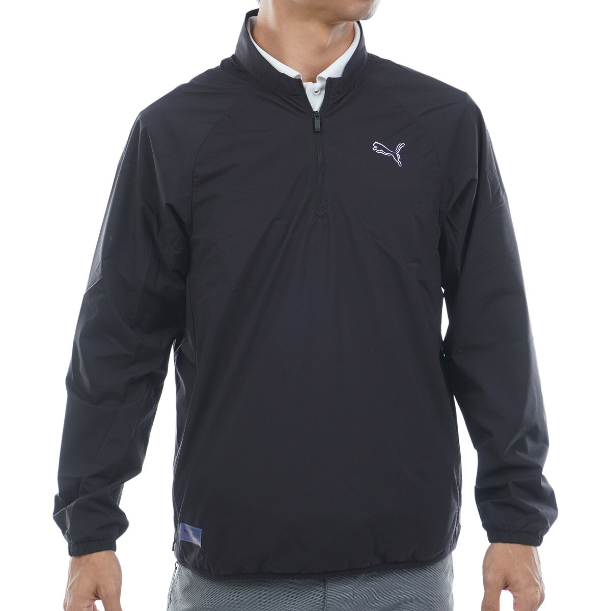 【美品】PUMA ブラック 長袖ピステ L 値下げ交渉可 シャドウキャット LT ウインドピステ(アウター(ブルゾン