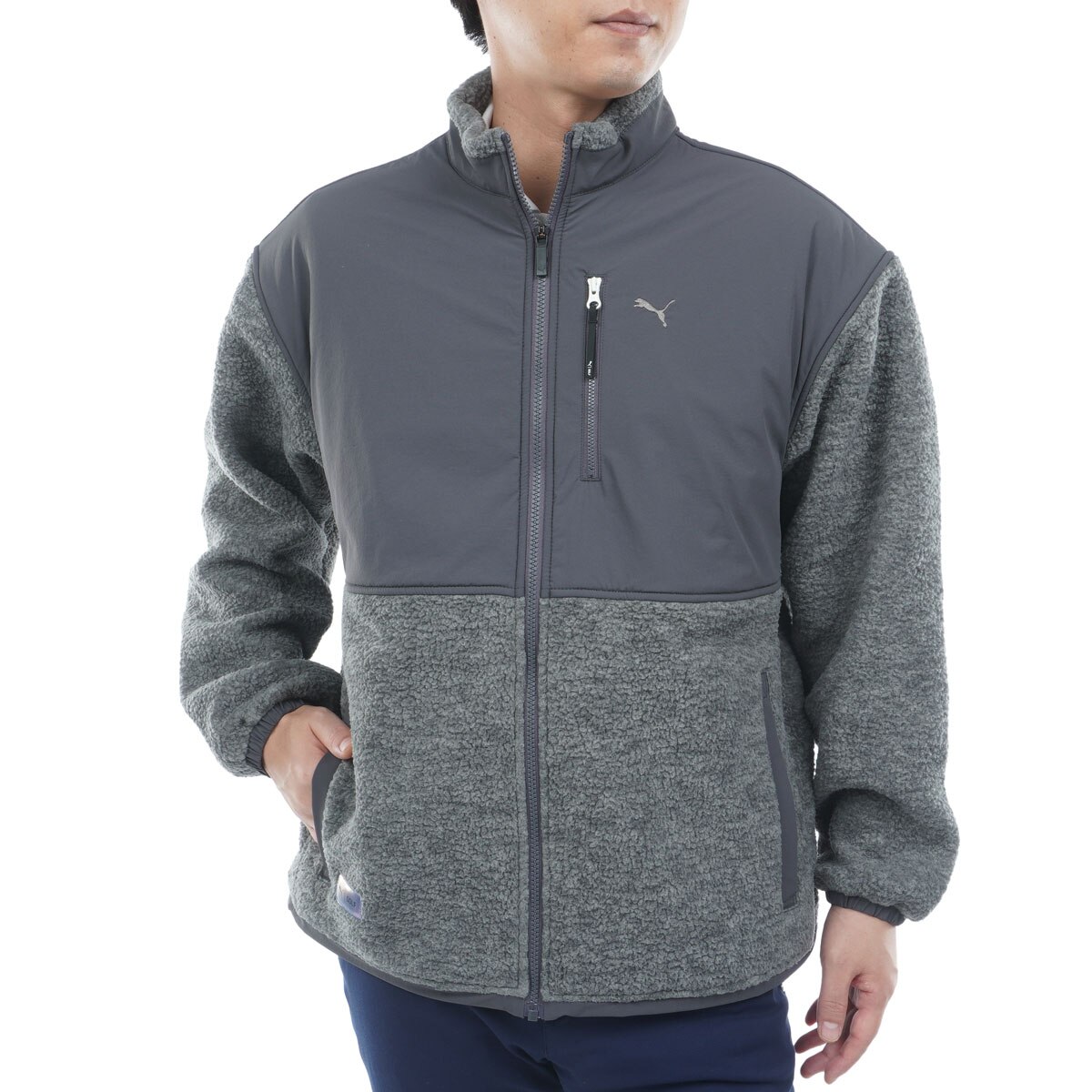 プーマ　ゴルフアウター　Lサイズ　新品 プーマ PUMA ゴルフ W ハイパーストレッチPGWロゴFZコンビ中綿