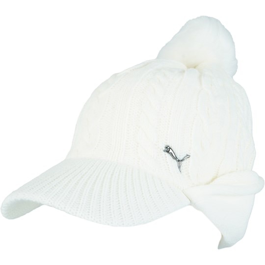 プーマ メタルキャット ニットバイザーキャップ レディス