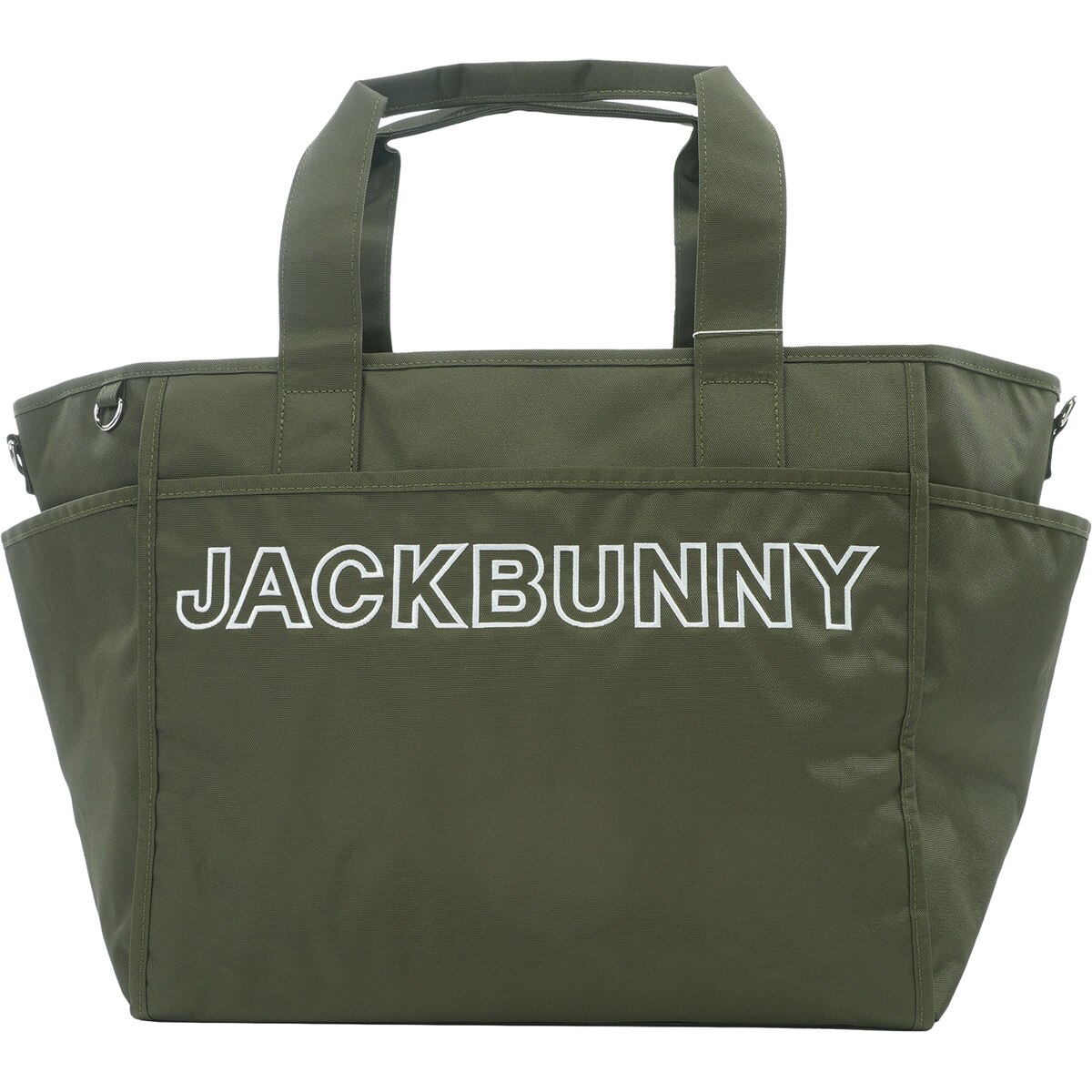 ジャックバーニー　ゴルフ用トートバッグ　カーキ色　ビッグトート Jack Bunny!! ジャックバニー トートバッグ : GDOゴルフショップ